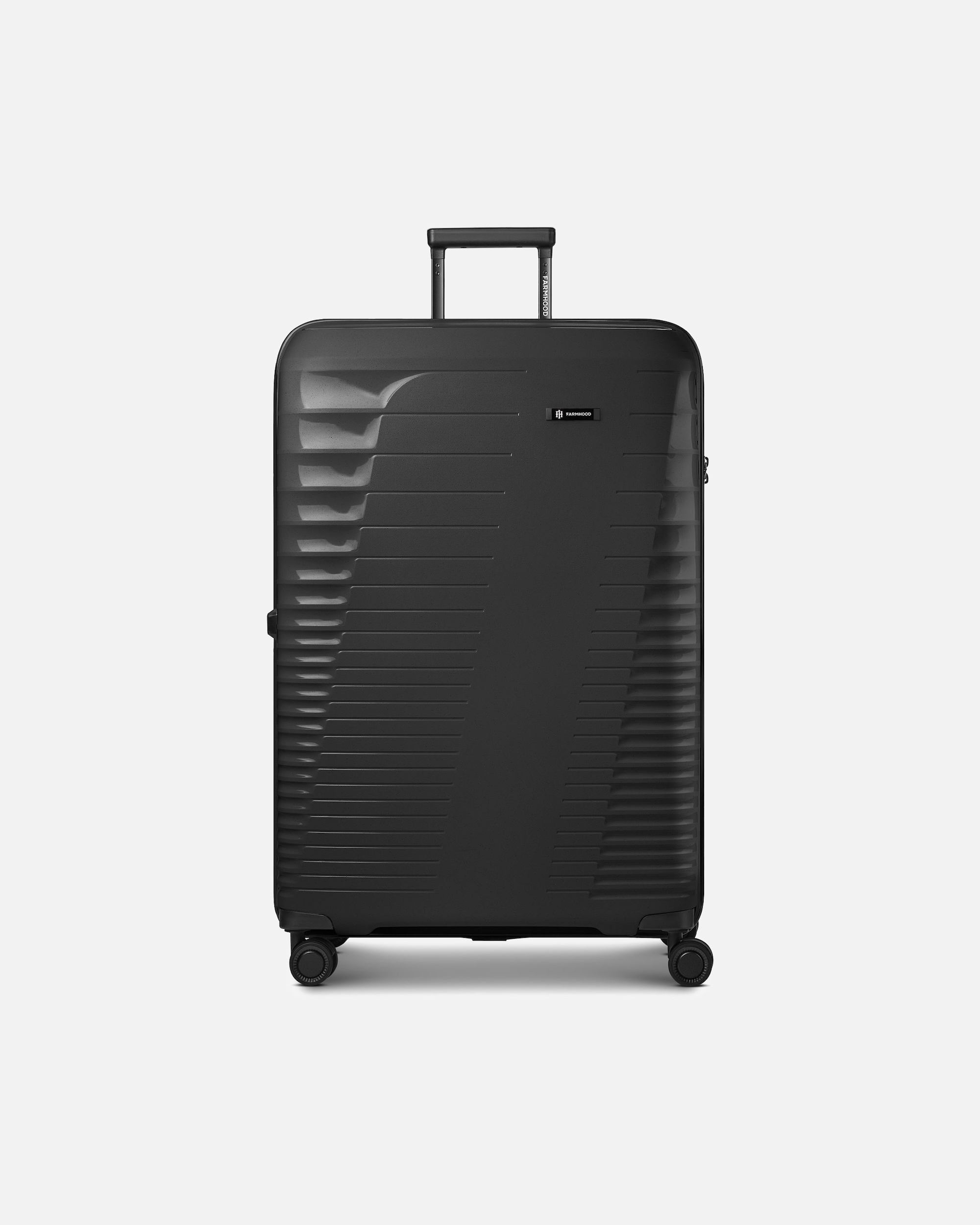 Koffer für Männlich Farmhood Eco Edition 4 Rollen Trolley 77 cm mit Dehnfalte black