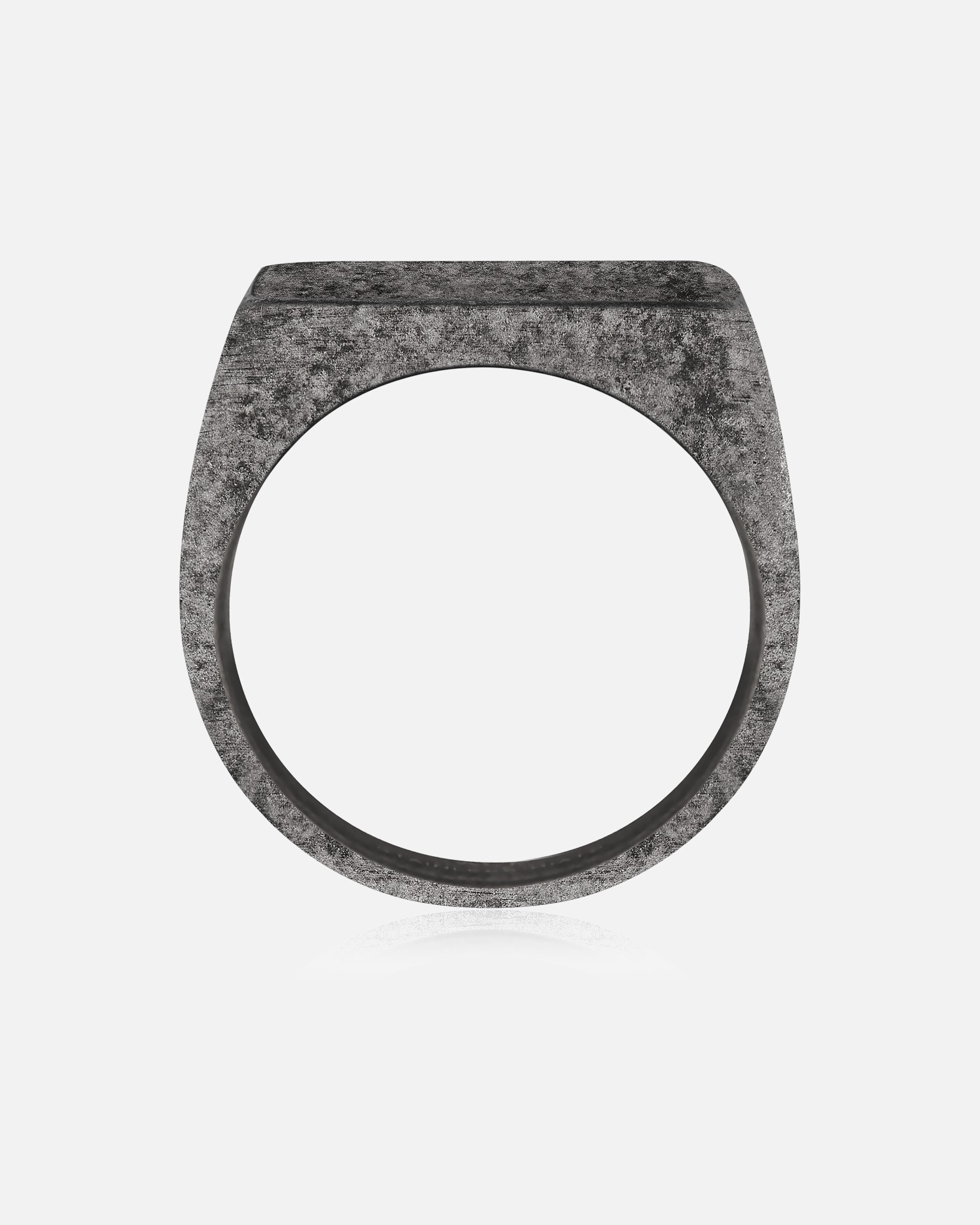 Ring für Männlich True Rebels Ring aus Edelstahl in gunmetal 62