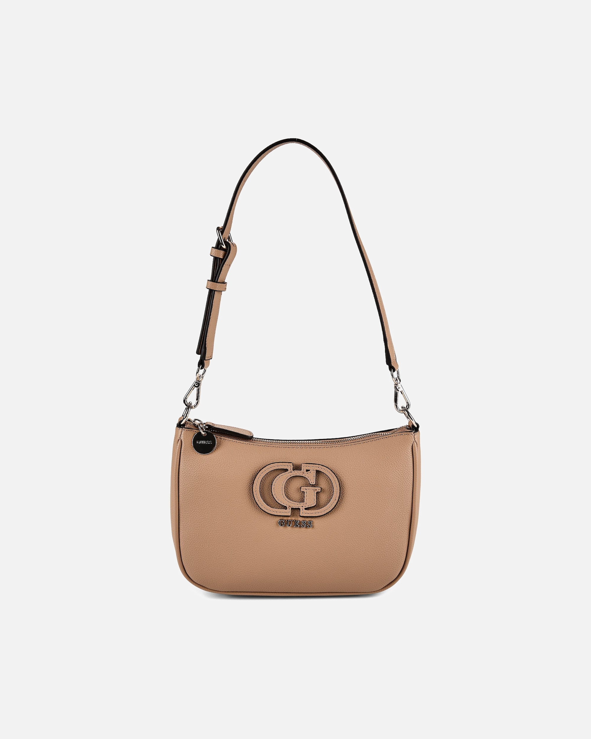 Clutch für Weiblich Guess Isola Schultertasche beige