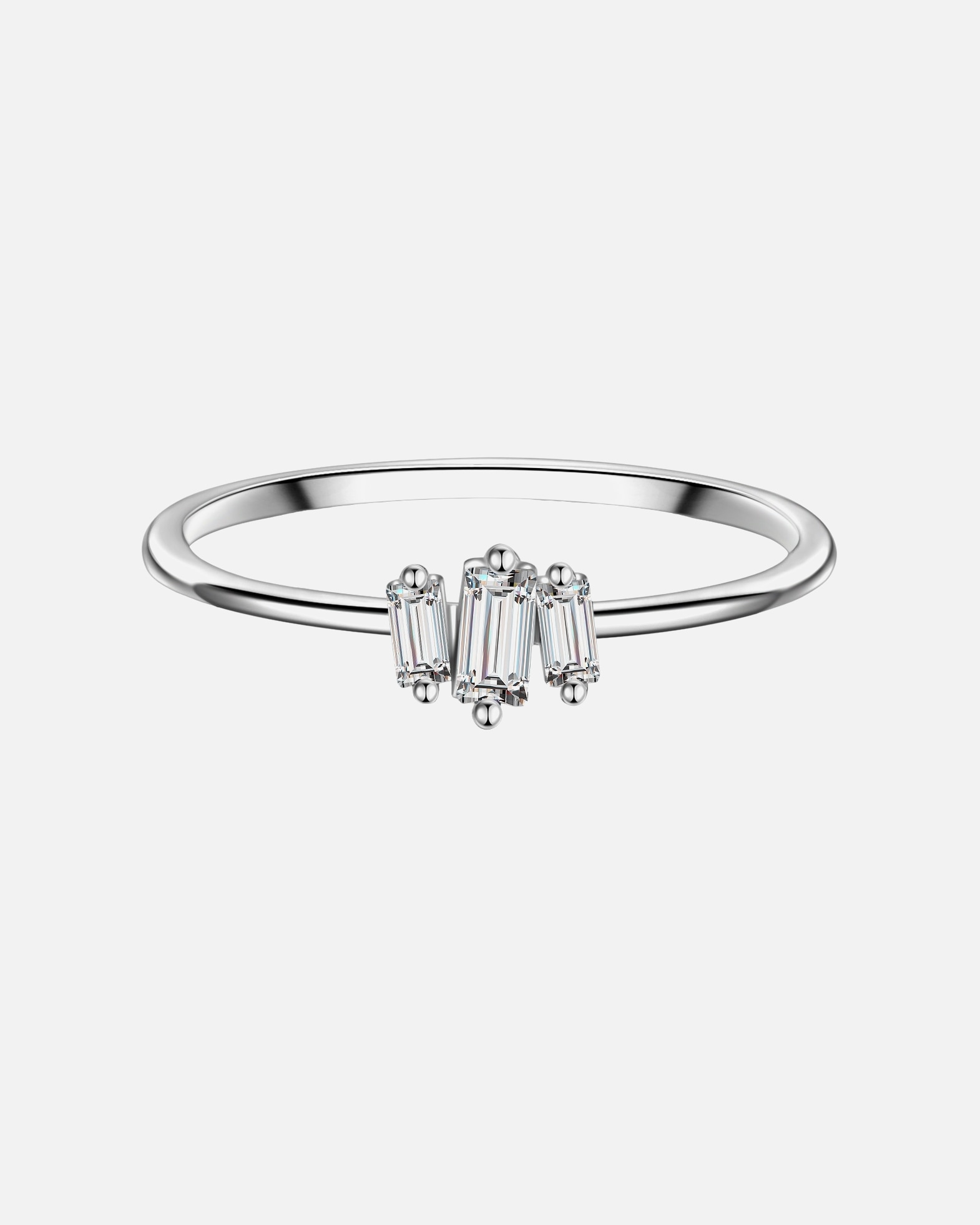 Bague for FemmeGlanzstücke MünchenBague en argent Argent sterling Oxyde de zirconium (CZ) en Argent52