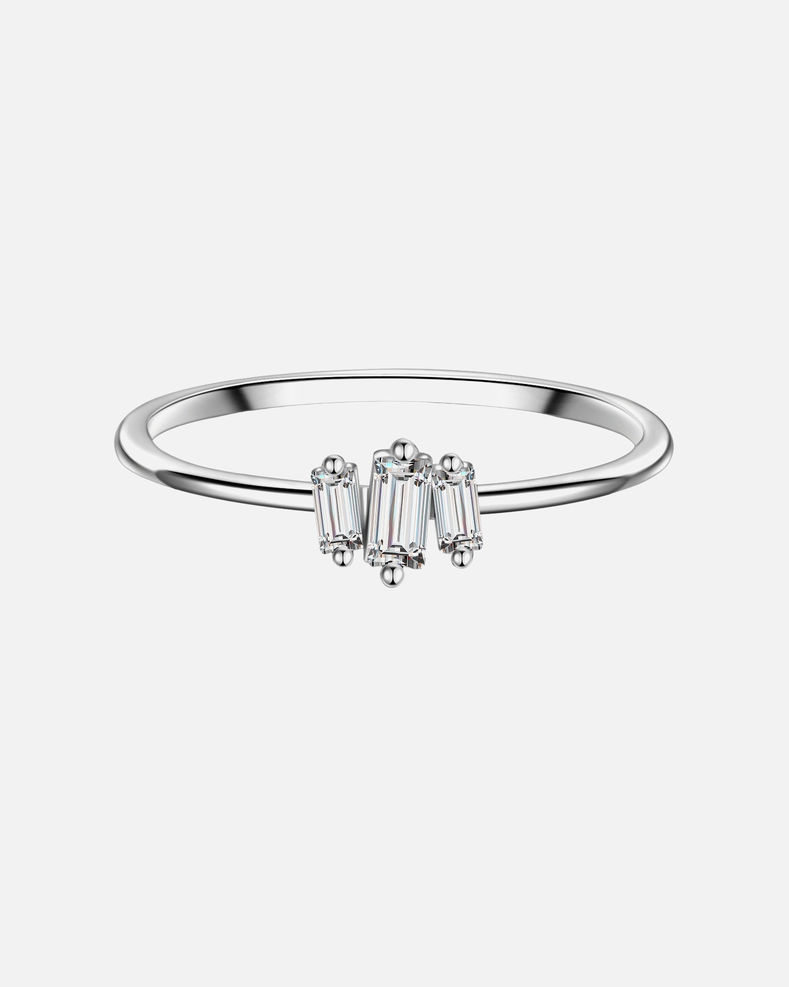 Bague for FemmeGlanzstücke MünchenBague en argent Argent sterling Oxyde de zirconium (CZ) en Argent54