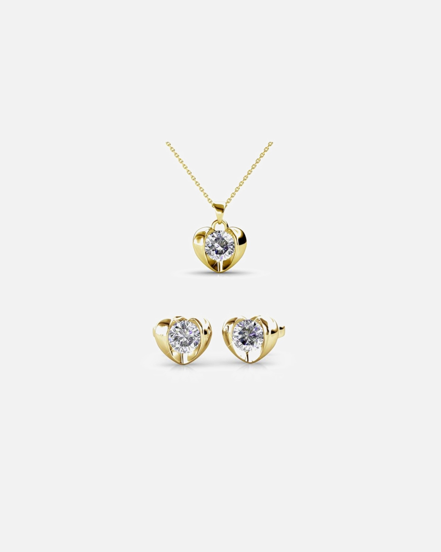 Schmuckset für Weiblich MYC-Paris Schmuckset Simply Love Schmuckset Simply Love - Gold - 8 mm