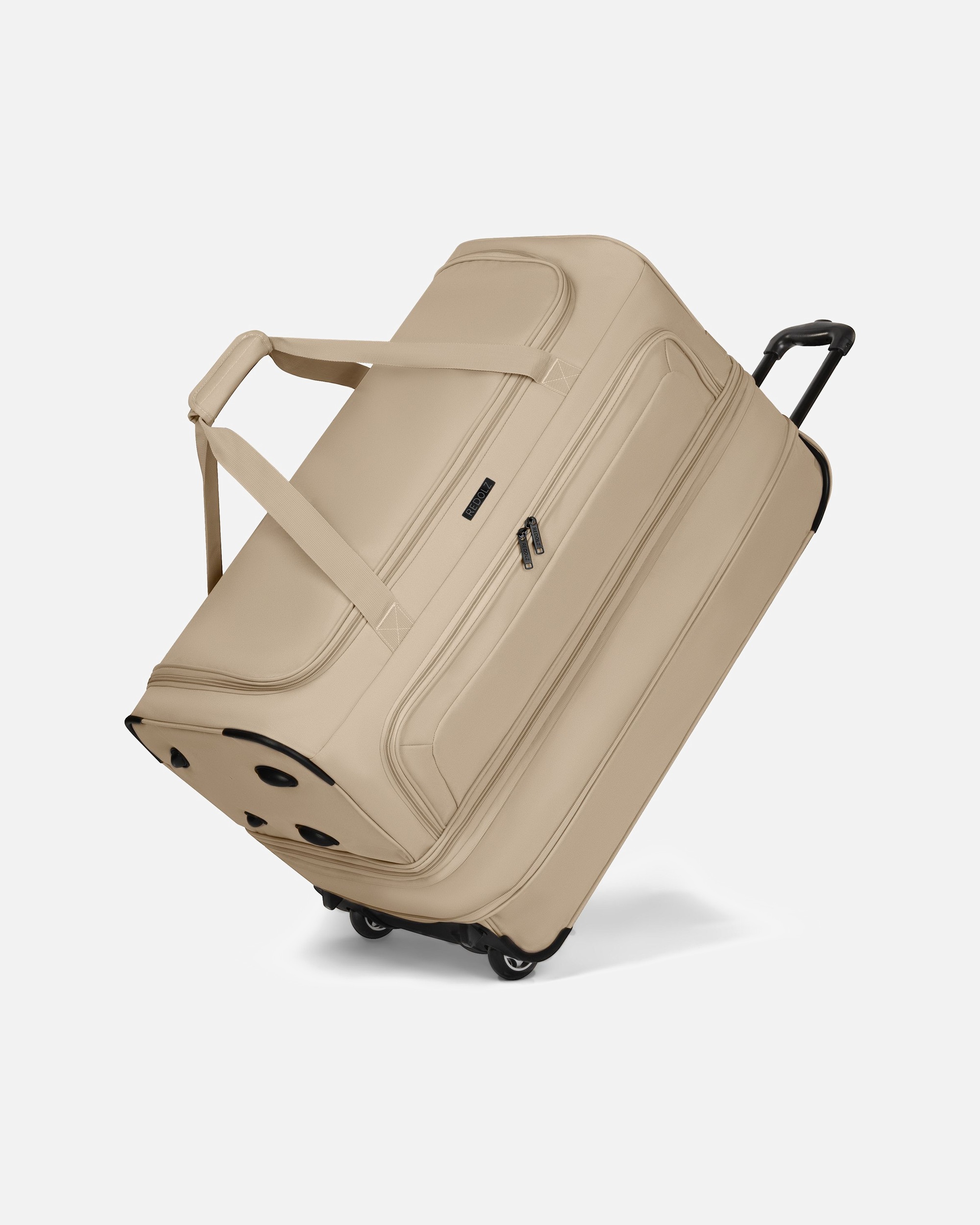 Sac for HommeSac de voyage Duffle Essentials à 2 roulettes 70 cm L avec soufflet d'extensionbeige