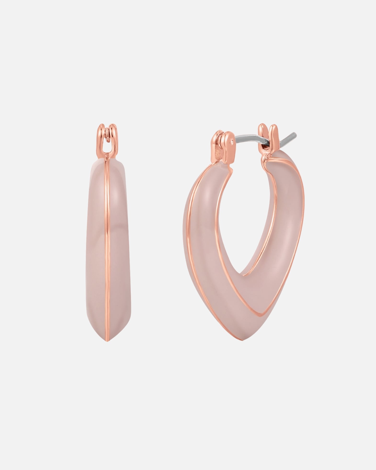 Ohrringe für Weiblich Yokoamii Creolen aus Metall-Legierung in Roségold 23,2 mm