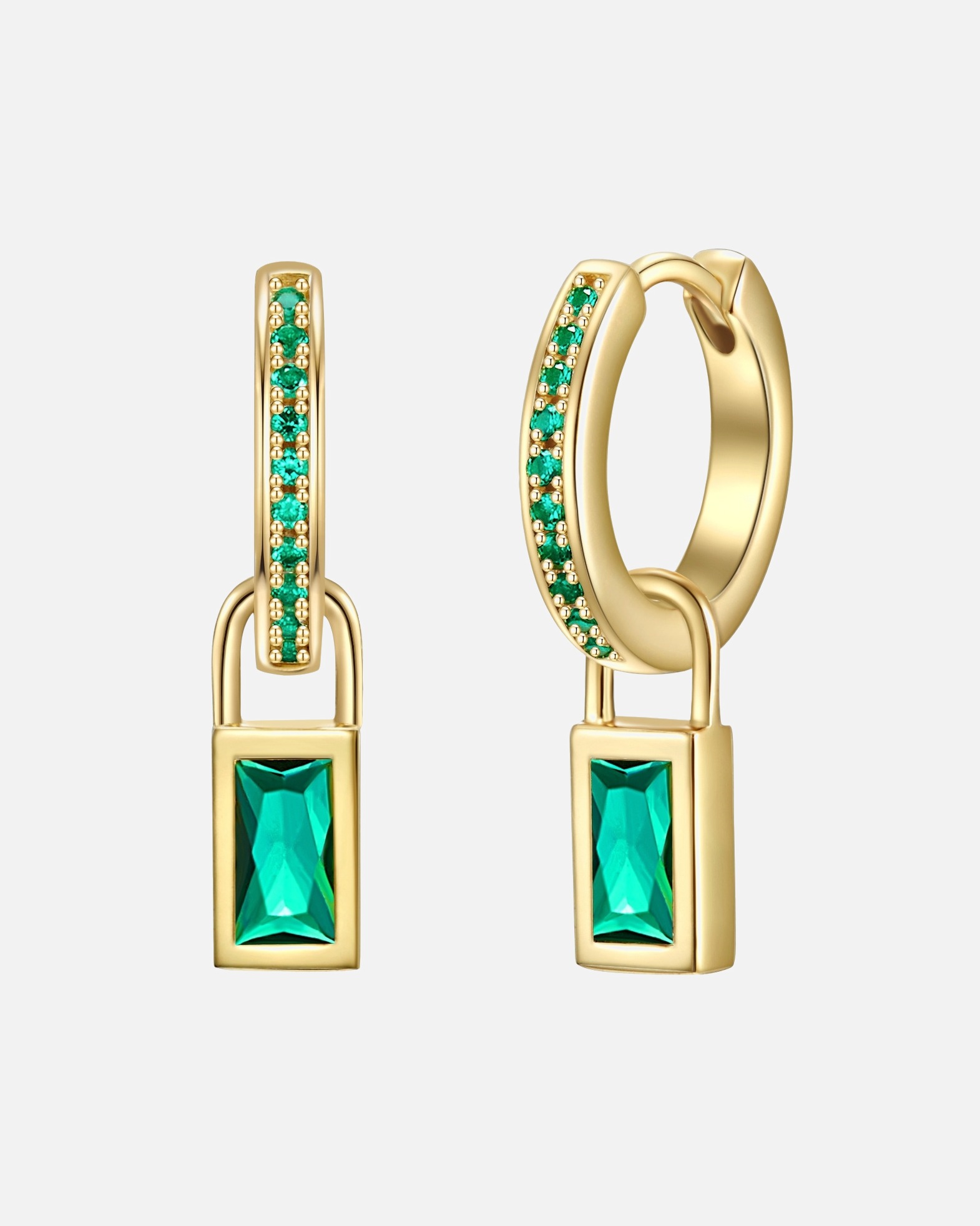 Créoles for FemmeCréoles en argent Argent sterling Oxyde de zirconium (CZ) en Or jaune23,1 mm