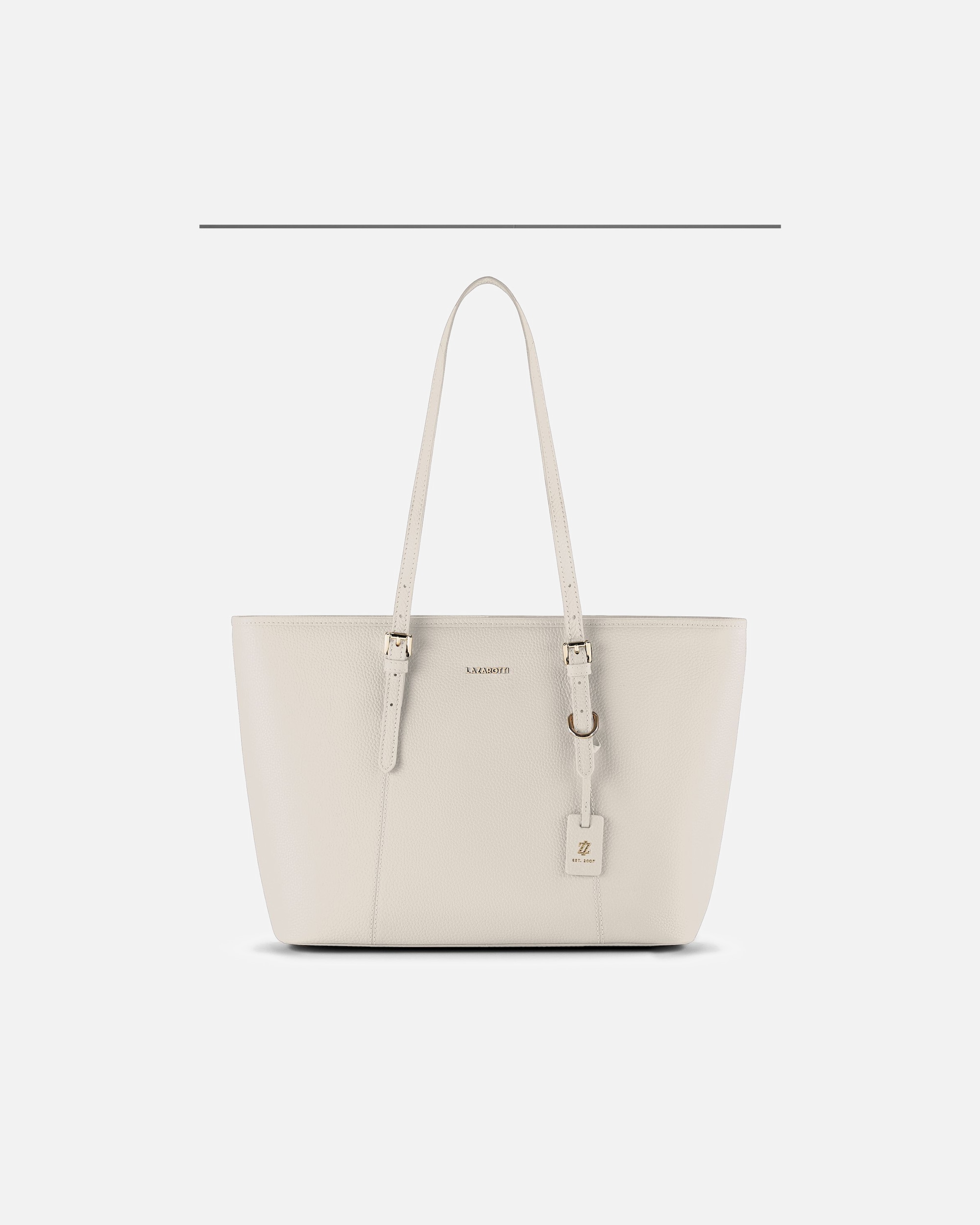Tasche für Weiblich Bologna Leather Shopper cream