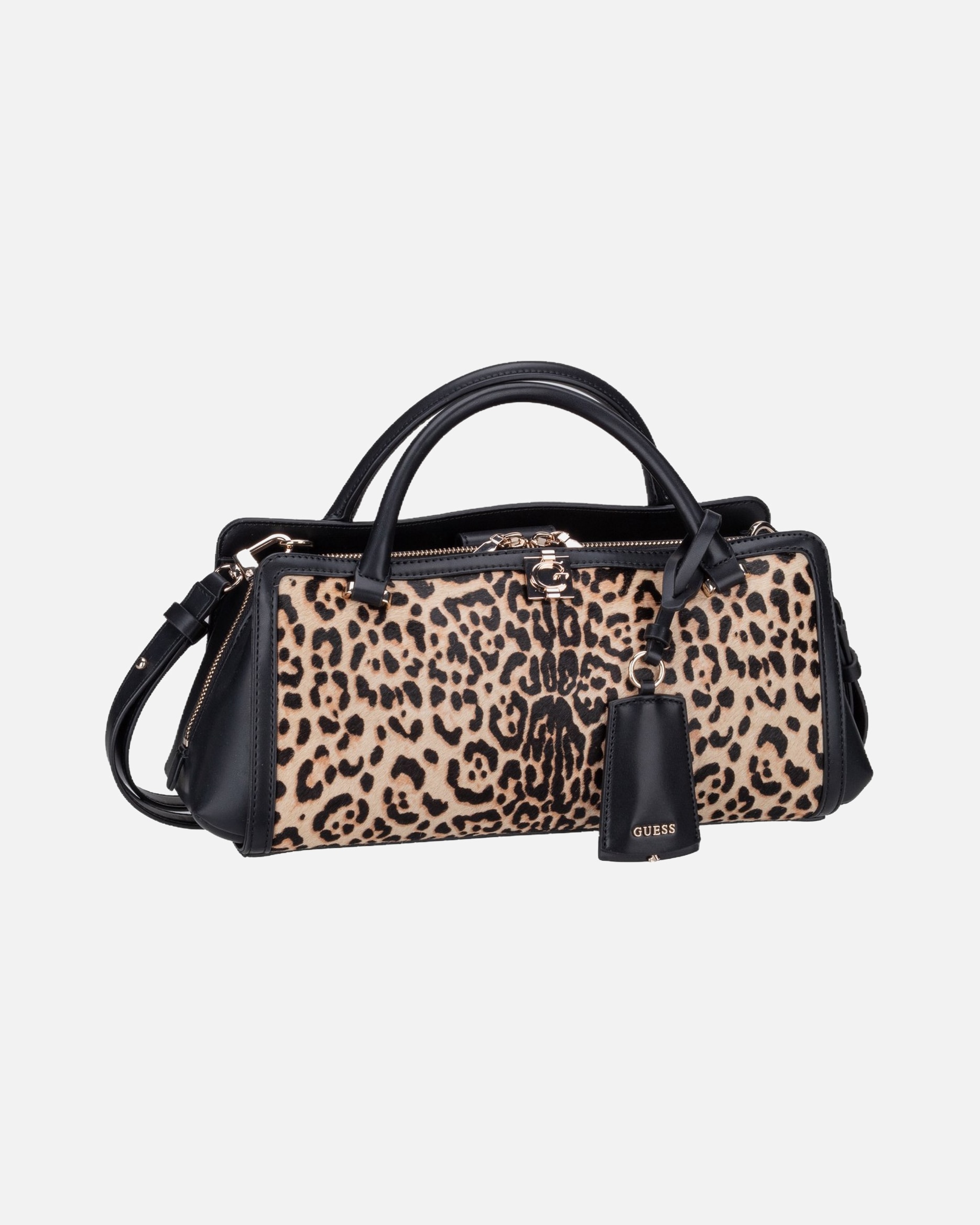 Handtasche für Weiblich Guess Audrey Henkeltasche leopard