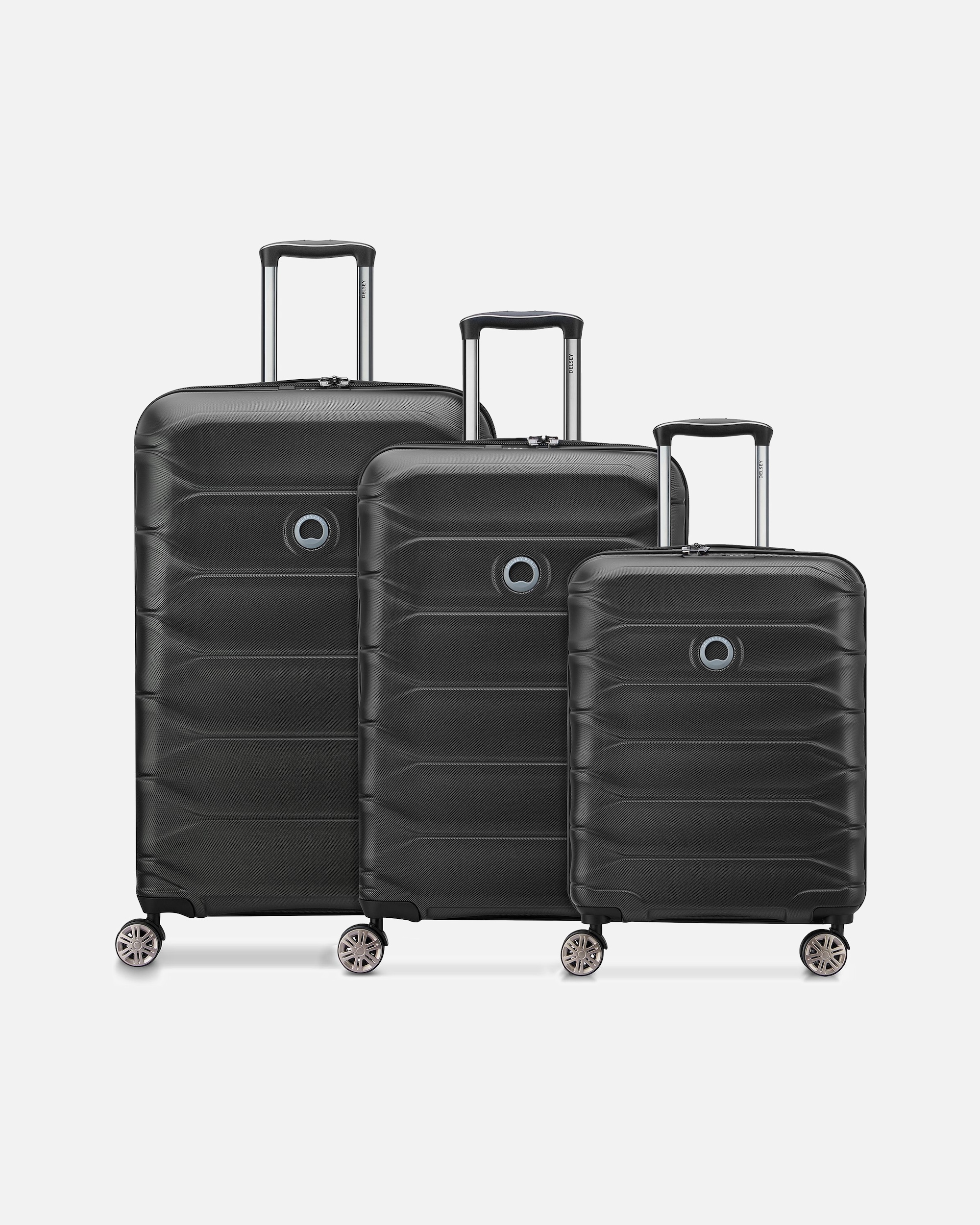 Valise for HommeDelseyMeteor 4 roues Set de valises 3 pièces avec soufflet d'extensiondeep black