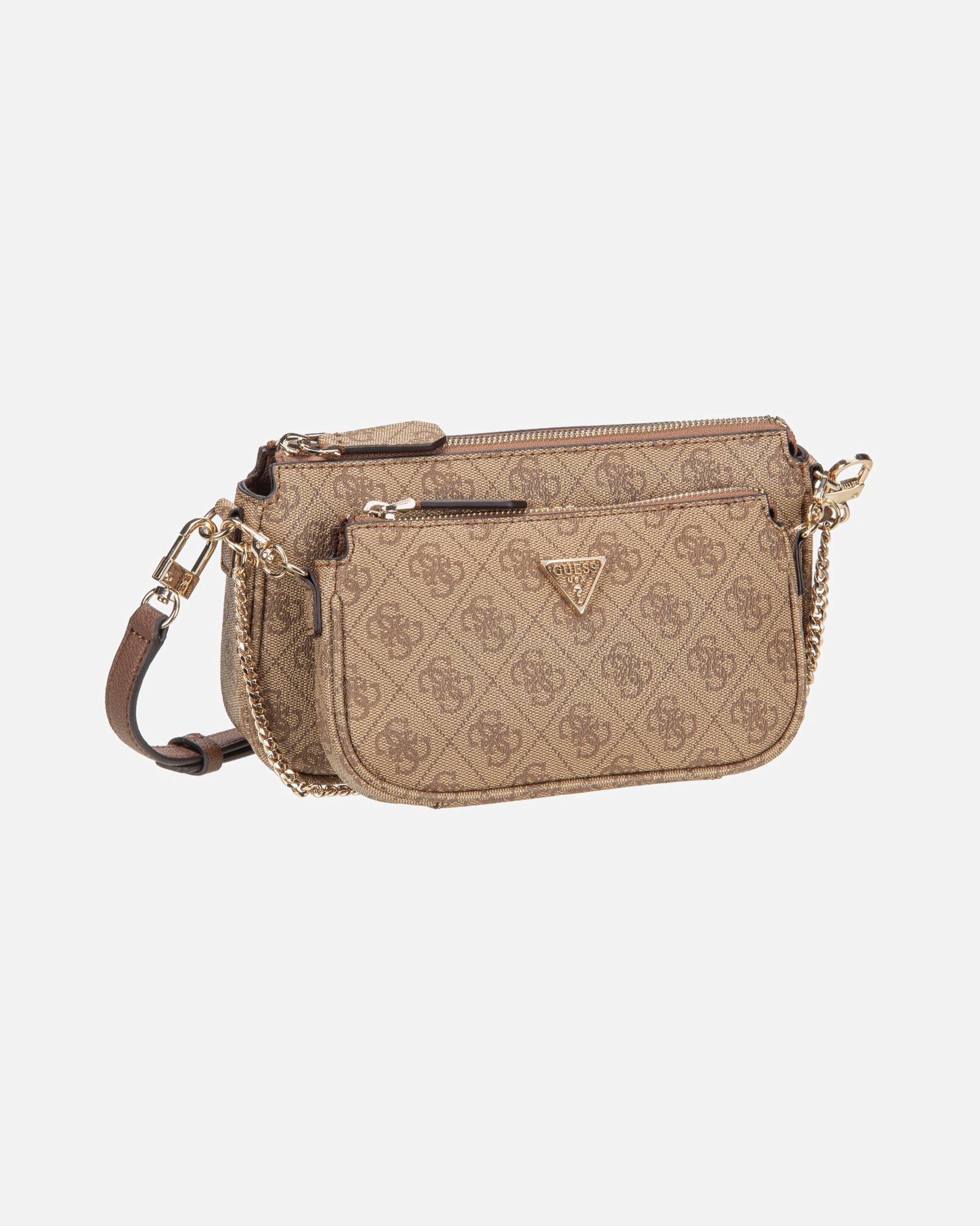 Sac Bandoulière for FemmeGUESSNoelle II Sac à main porté épaulelatte logo-brown