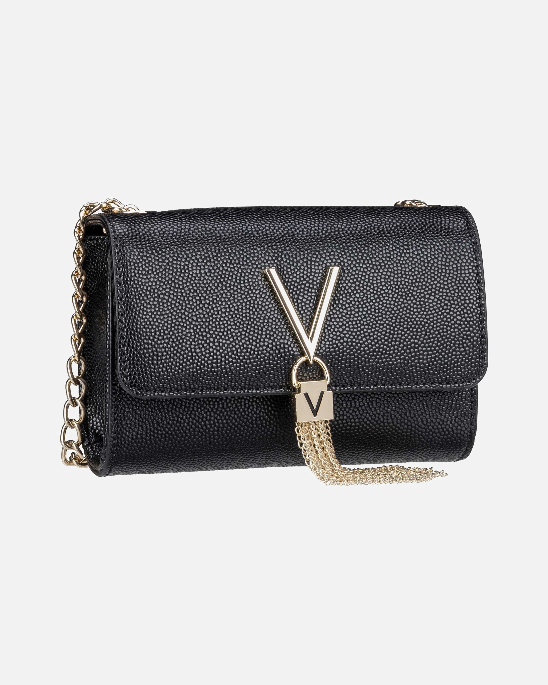 Handtasche für Weiblich Valentino by Mario Valentino Divina Minibag nero-gold