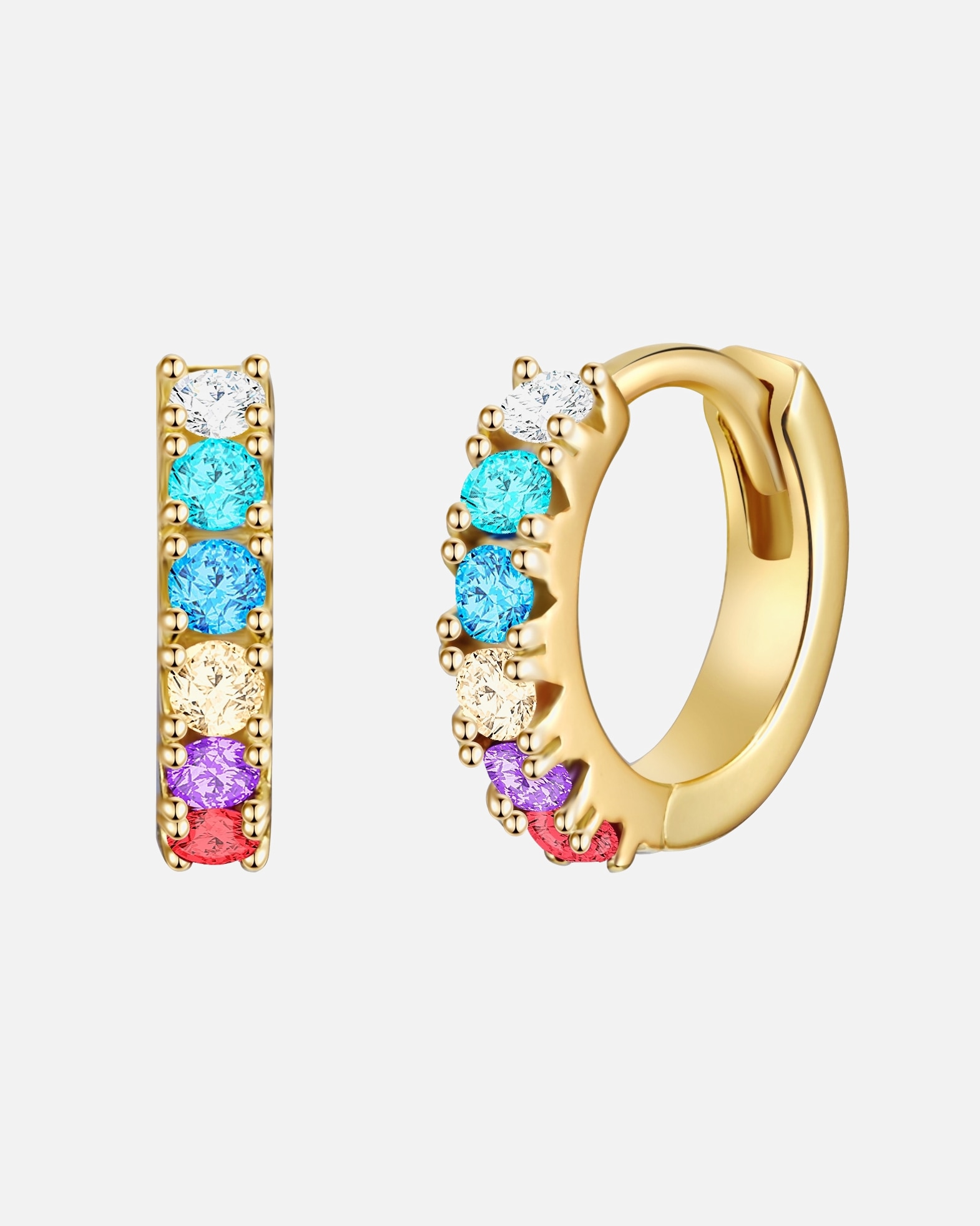 Créoles for FemmeBoucles d´oreilles en Laiton en Or jaune11,2 mm