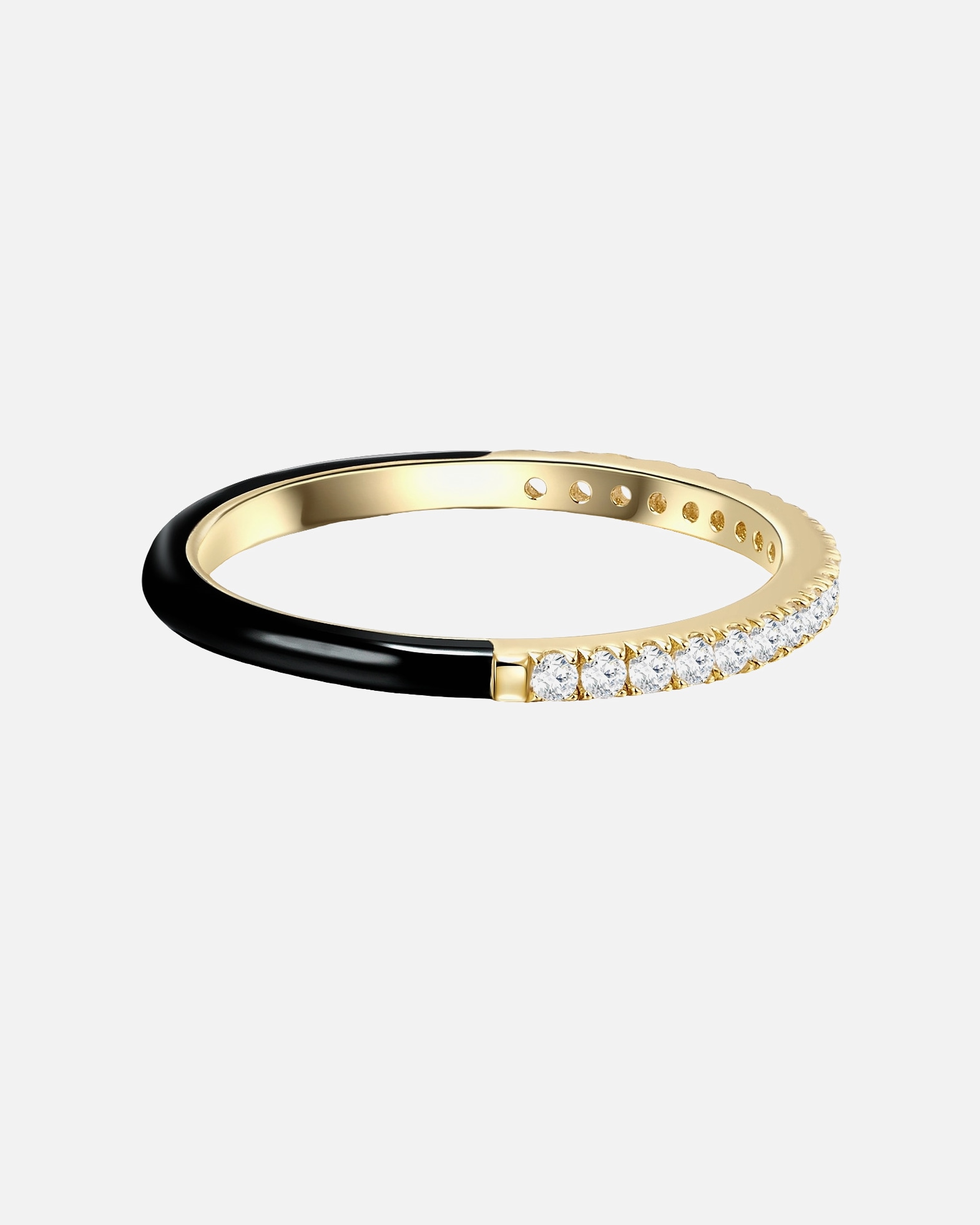 Bague for FemmeGlanzstücke MünchenBague en argent Argent sterling Oxyde de zirconium (CZ) en Or jaune50