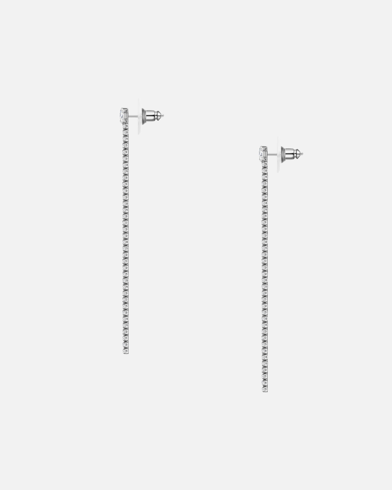 Boucle d'oreilles for FemmeYokoamiiBoucles d´oreilles en Alliage de fer en Argent74,6 mm
