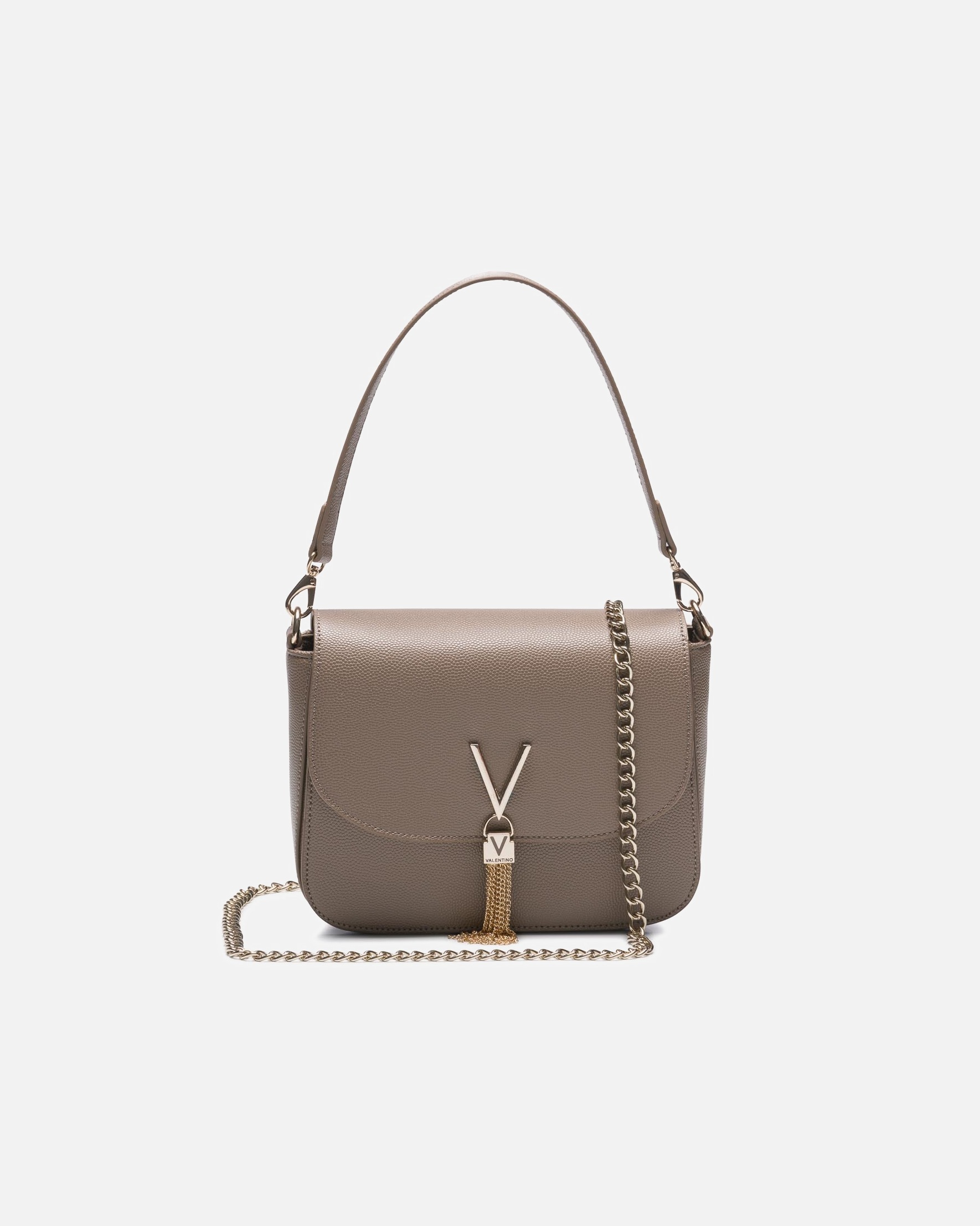 Umhängetasche für Weiblich Valentino by Mario Valentino Divina Schultertasche taupe