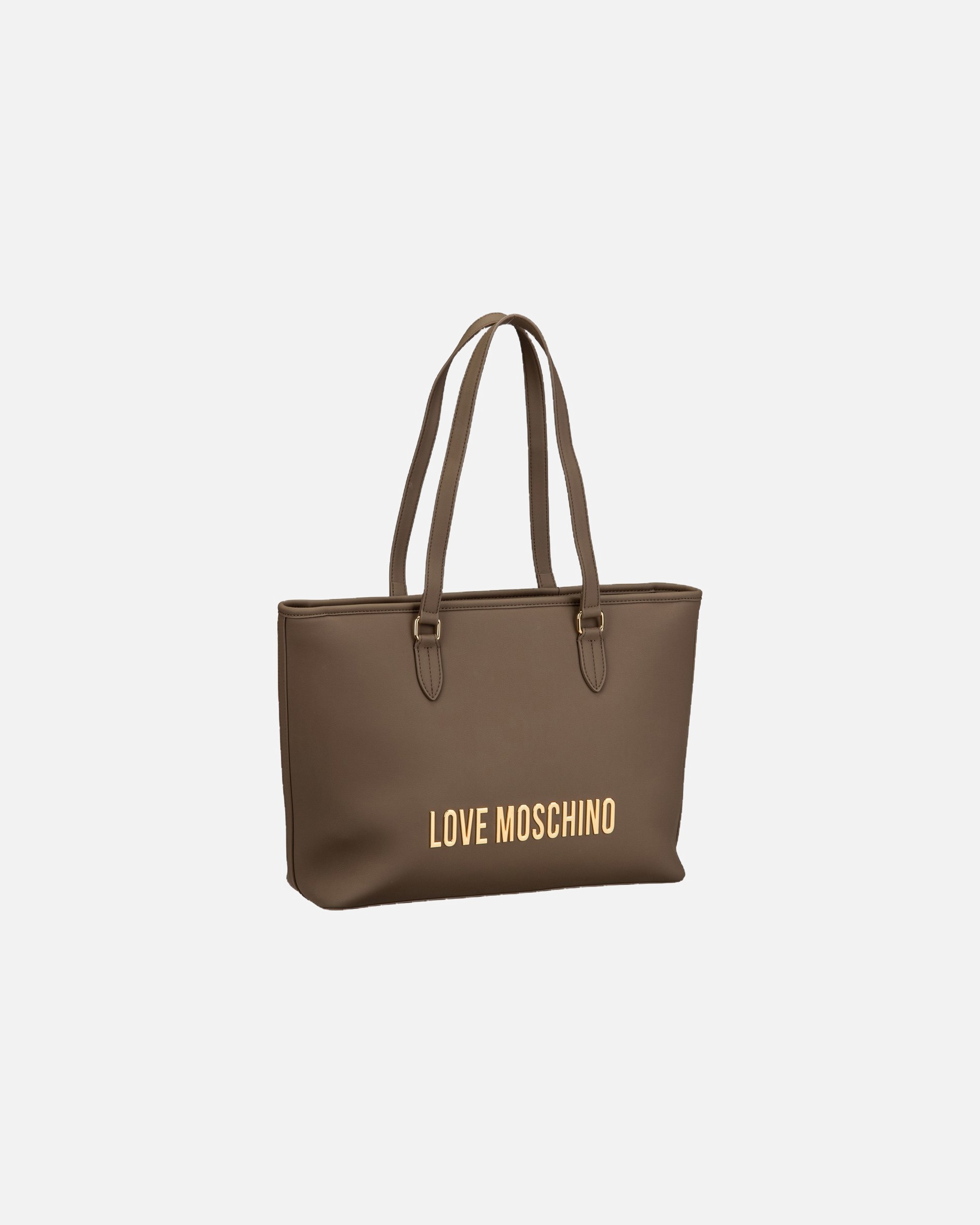 Umhängetasche für Weiblich Love Moschino Bold Love Shopper mud