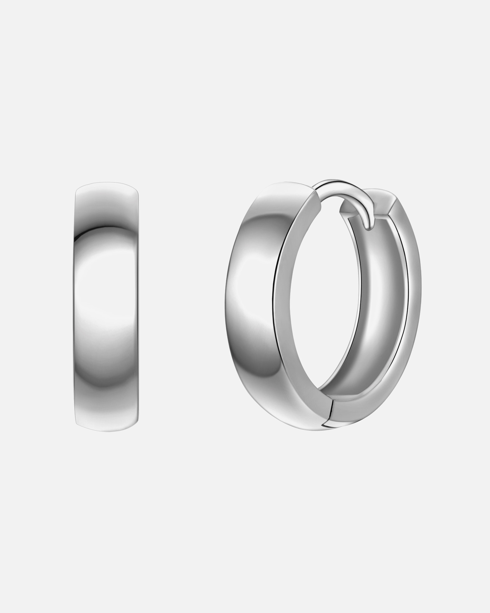 Boucle d'oreilles for FemmeYokoamiiBoucles d´oreilles en Alliage de fer en Argent13,4 mm