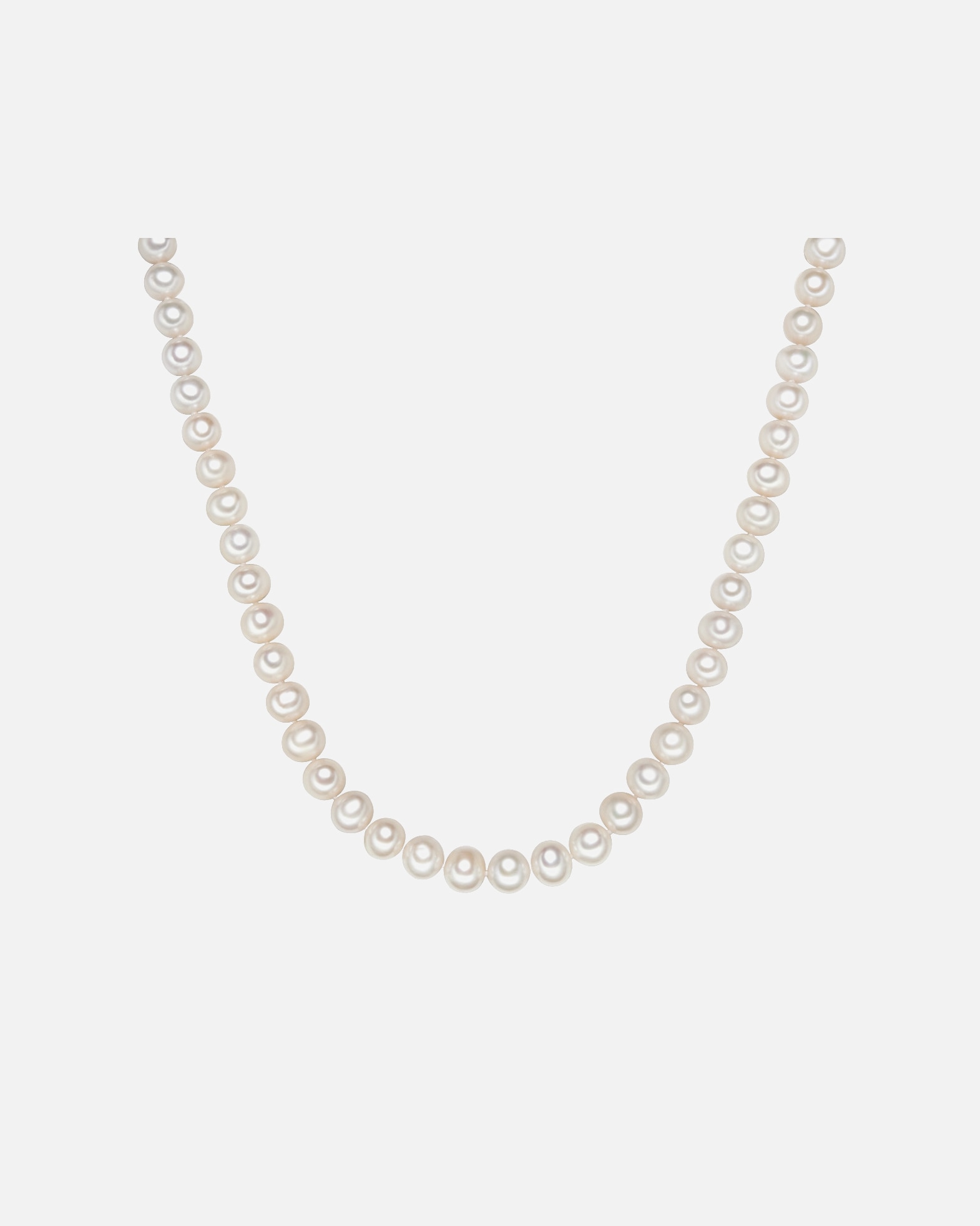 Collier for FemmeChaîne en Perle de culture d'eau douce en Blanc52 cm