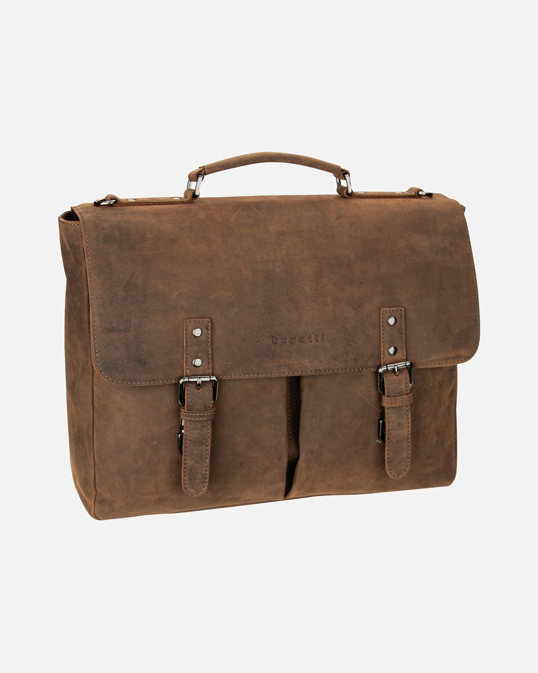 Sac pour ordinateur portable for HommeLuca Porte-documents Messenger Cuir 39 cm Compartiment pour ordinateur portablebraun