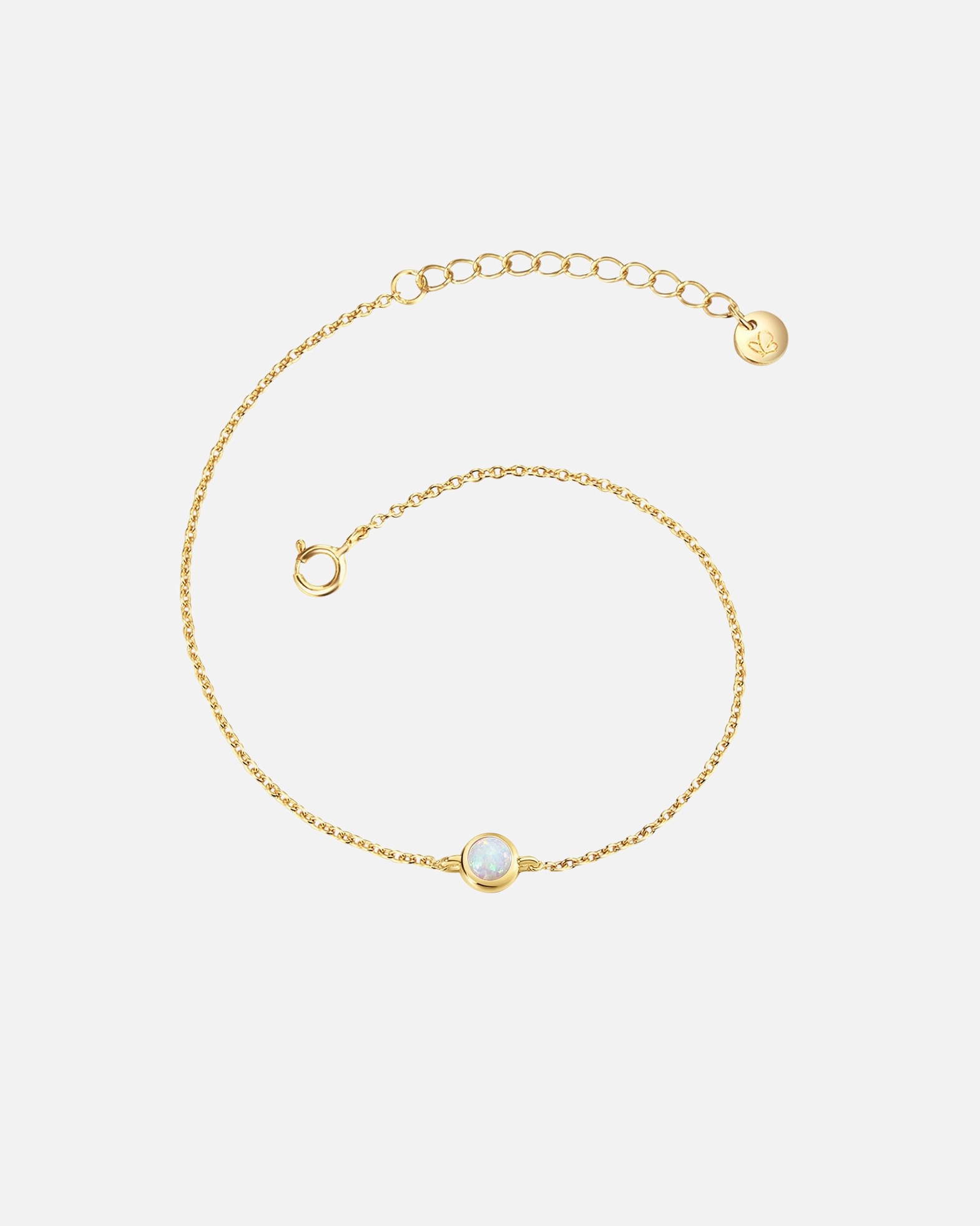 Bracelet for FemmeBracelet en Argent sterling en Or jaune17,0 cm Basislänge + 3,0 cm Verlängerung