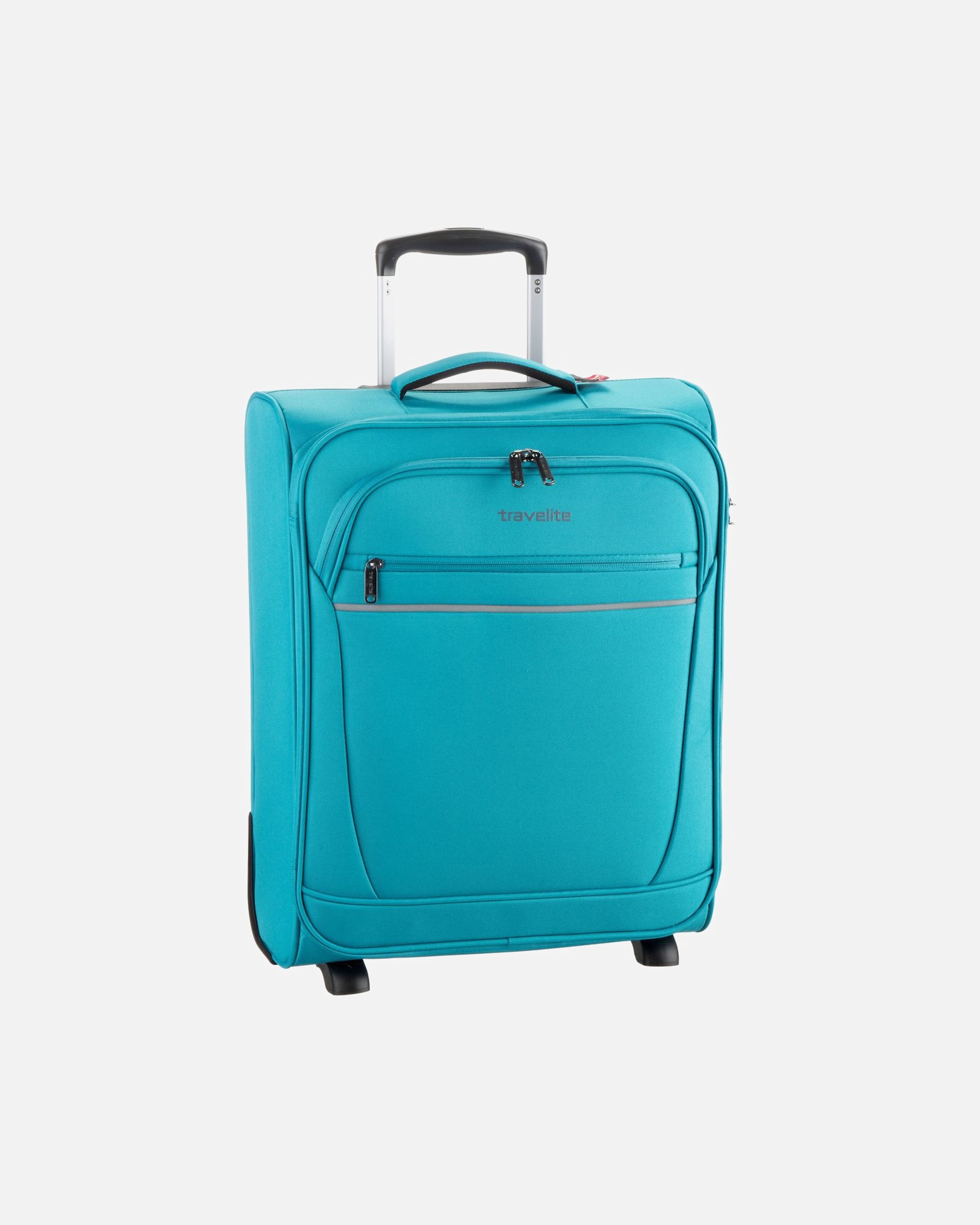 Trolley für Unisex Travelite Cabin 2-Rollen Kabinentrolley 55 cm türkis