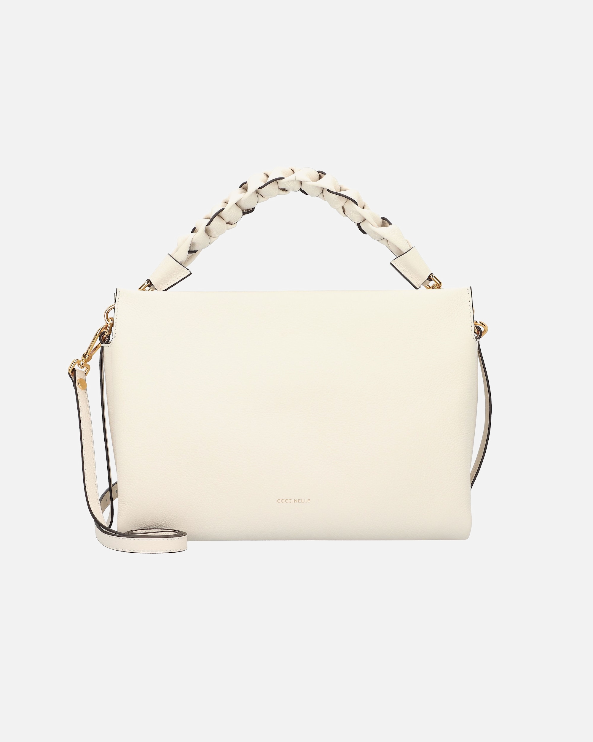Tasche für Weiblich Coccinelle Boheme Henkeltasche blanco-skin