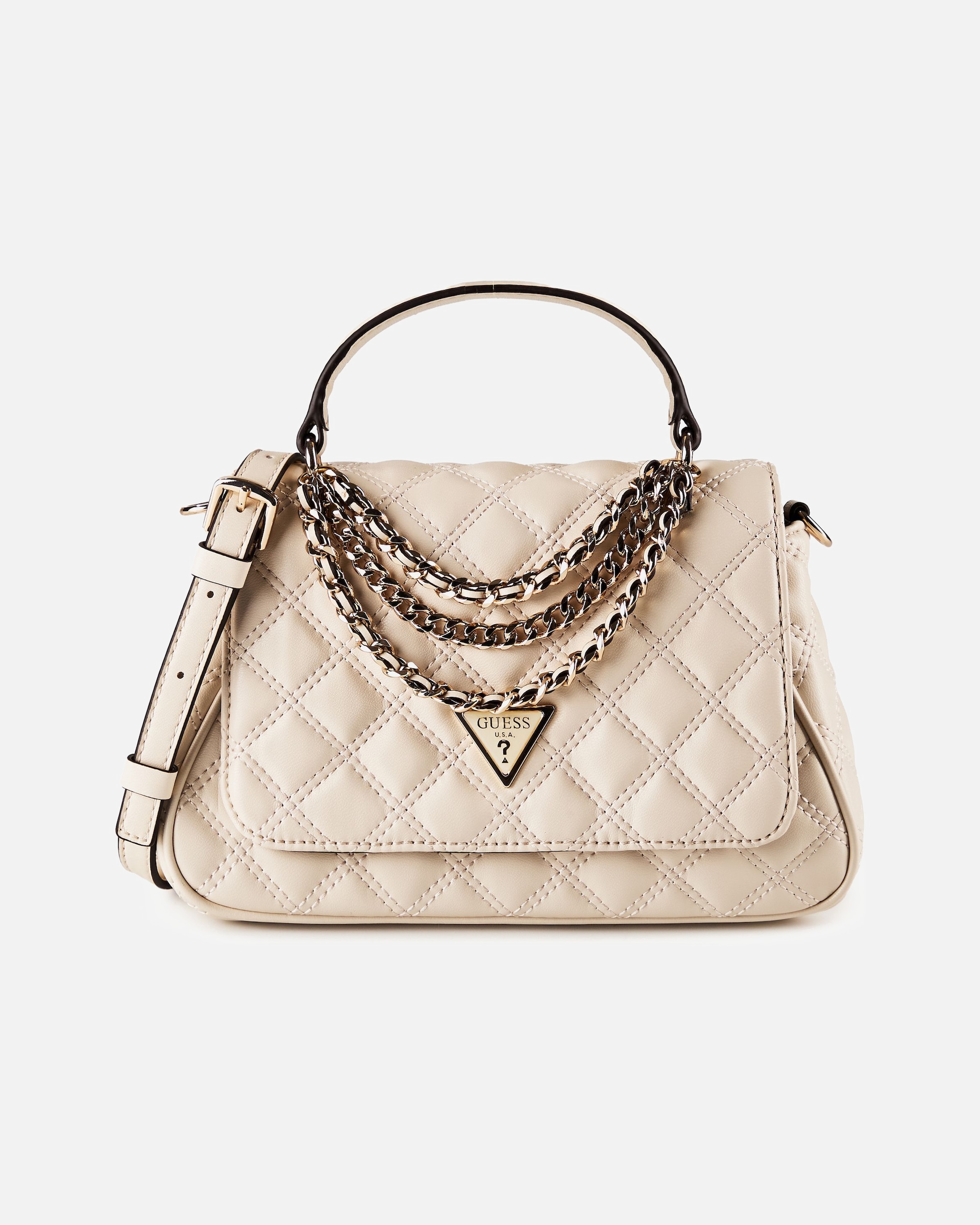 Handtasche für Weiblich Guess Giully Henkeltasche bone