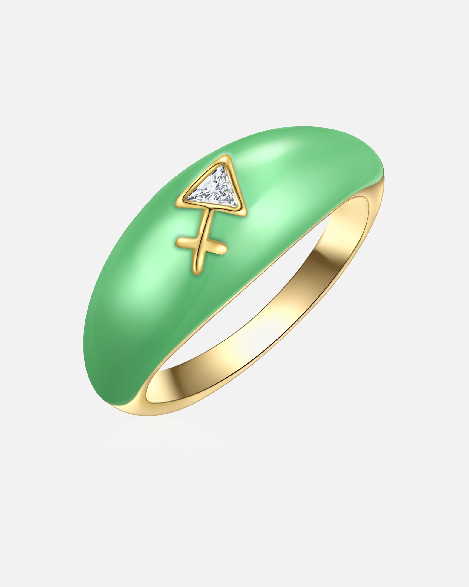 Bague for FemmeGlanzstücke MünchenBague Zodiaque Sagittaire en Argent sterling en Or jaune56