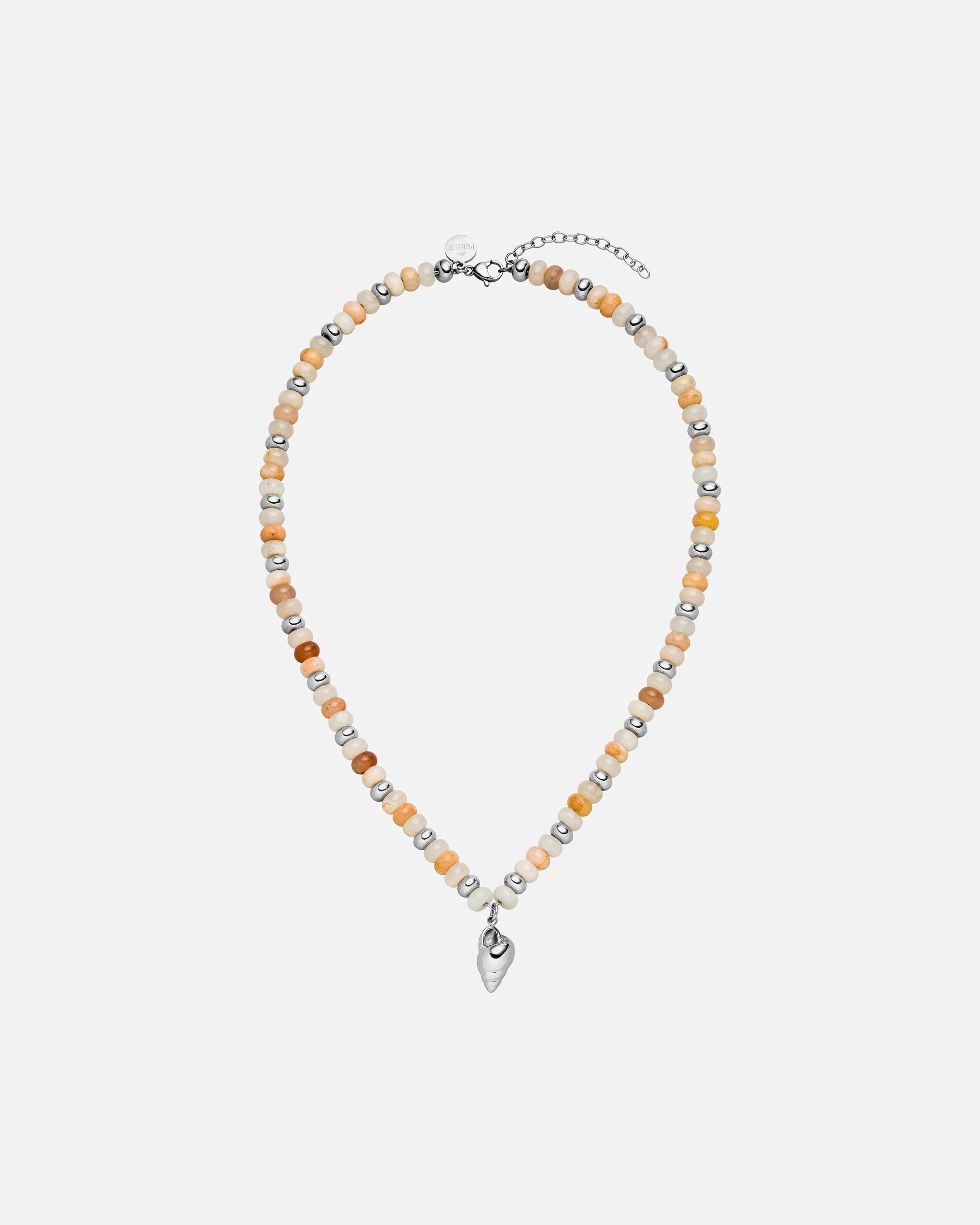 Collier for FemmePureleiSeafoam Collier 100% acier inoxydableArgent