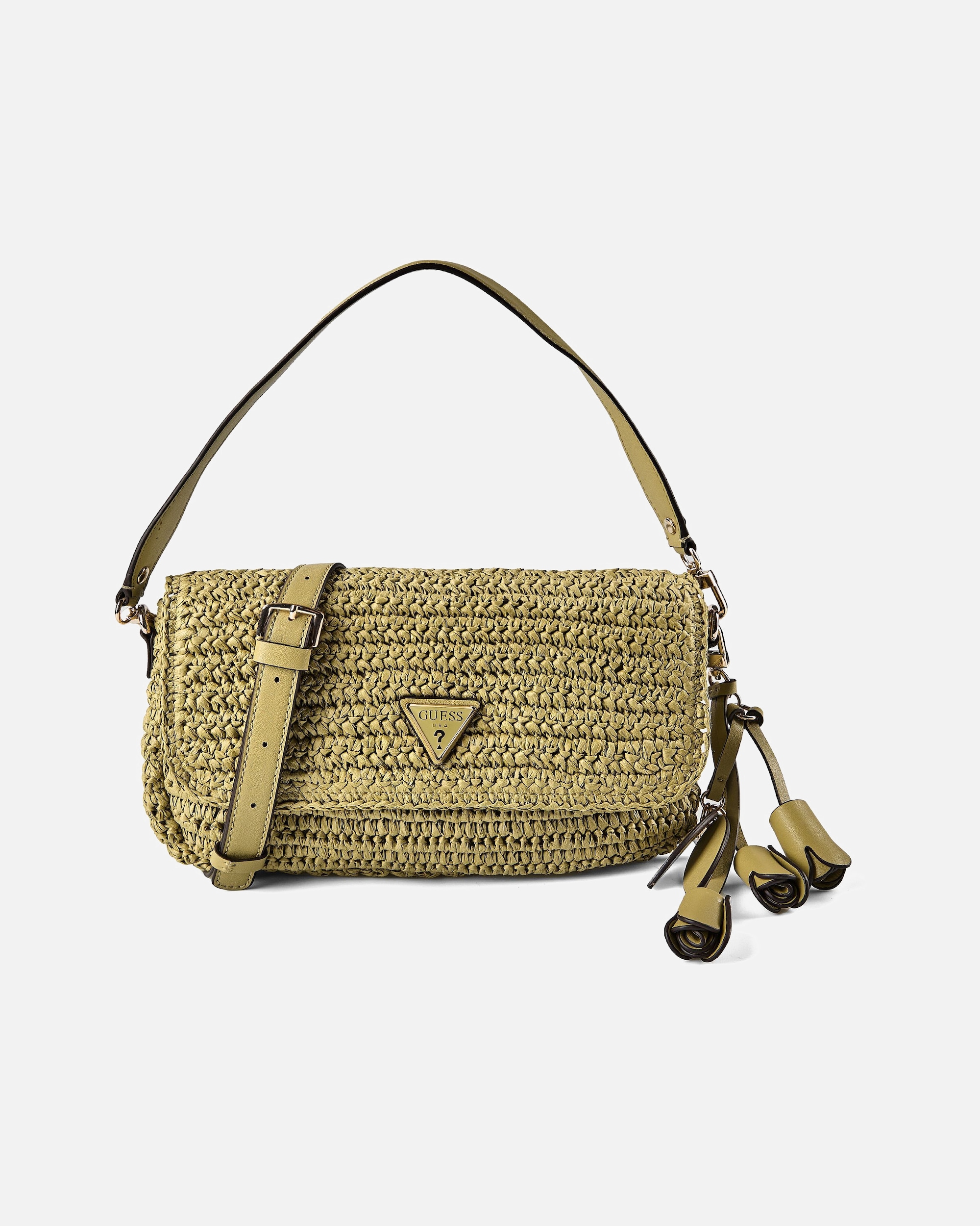 Handtasche für Weiblich Guess Ofelia Schultertasche olive