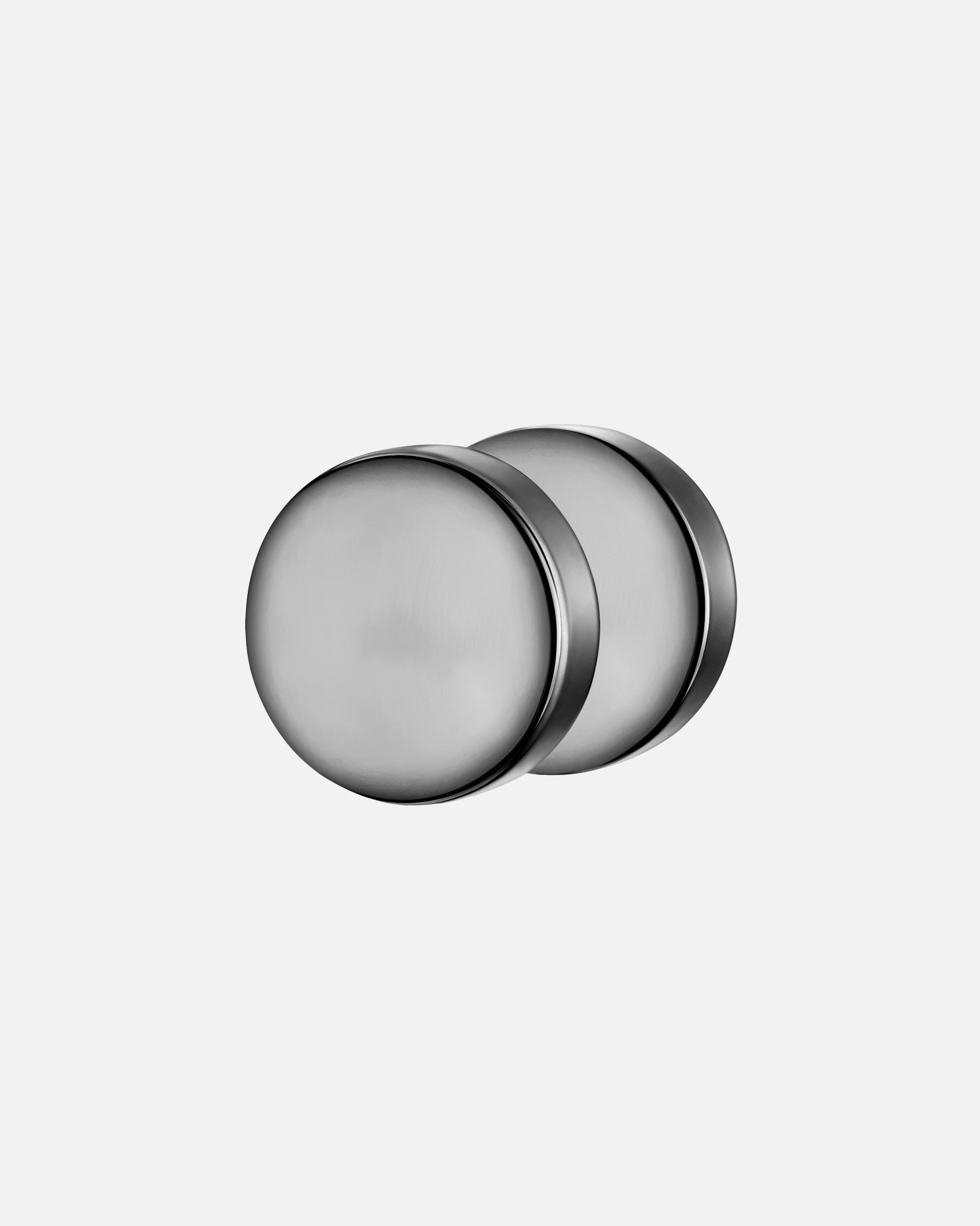 Boucle d'oreilles for HommeTrue RebelsBoucles d´oreilles en Acier inoxydable en Gunmetal7,9 mm