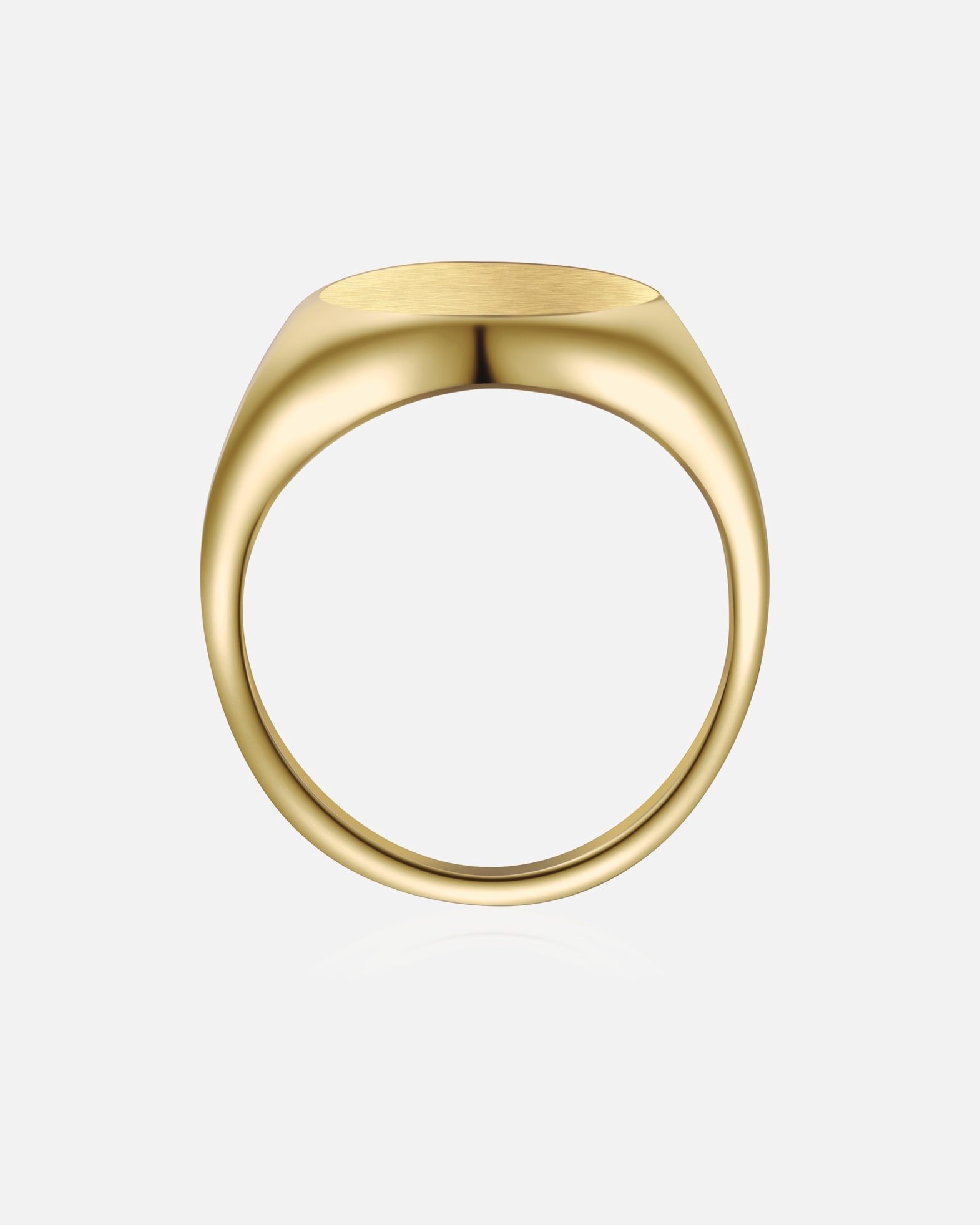 Ring für Männlich True Rebels Ring aus Edelstahl in gelbgold 68