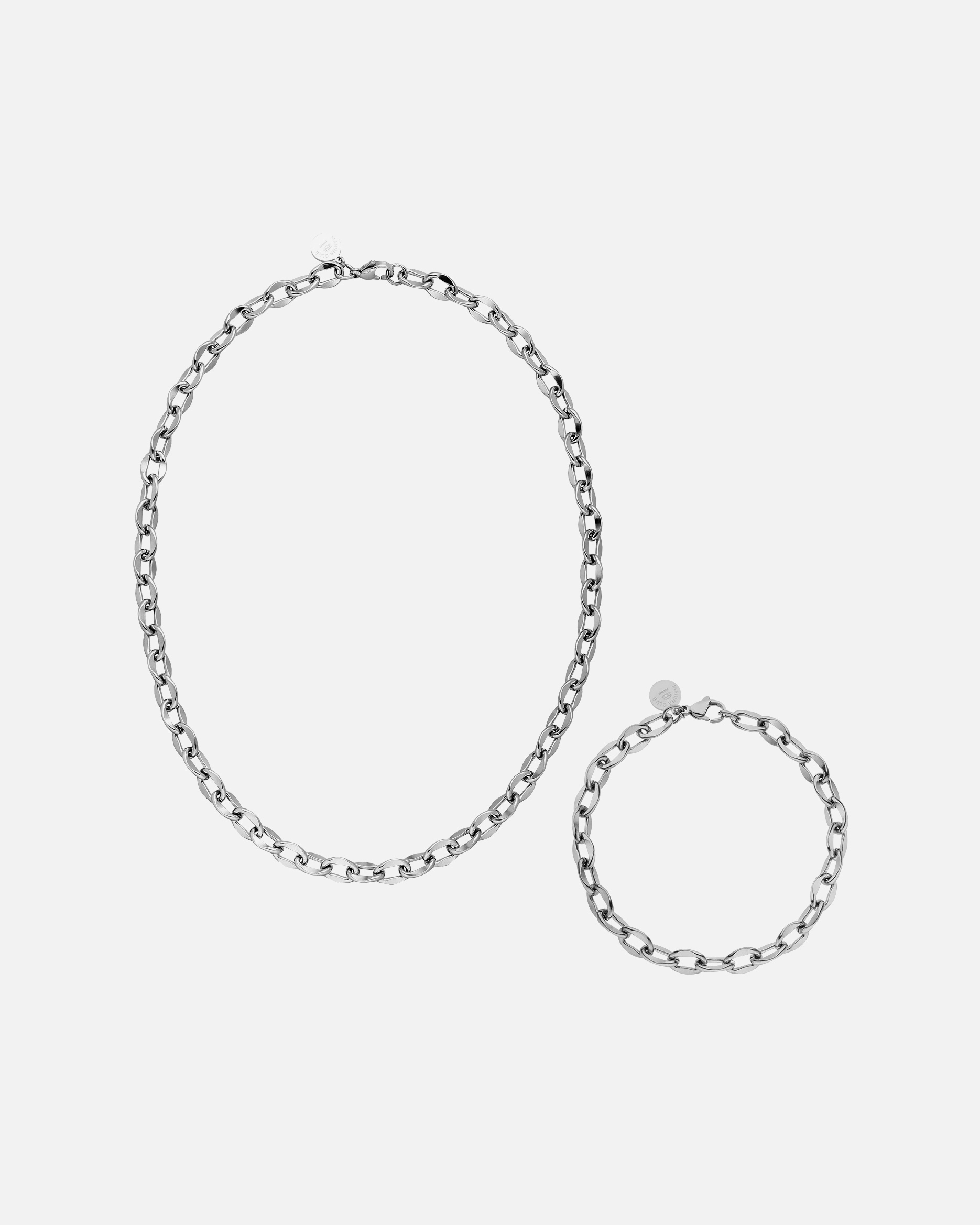 Schmuckset für Unisex Purelei Flowing Schmuckset 100% Edelstahl Silber