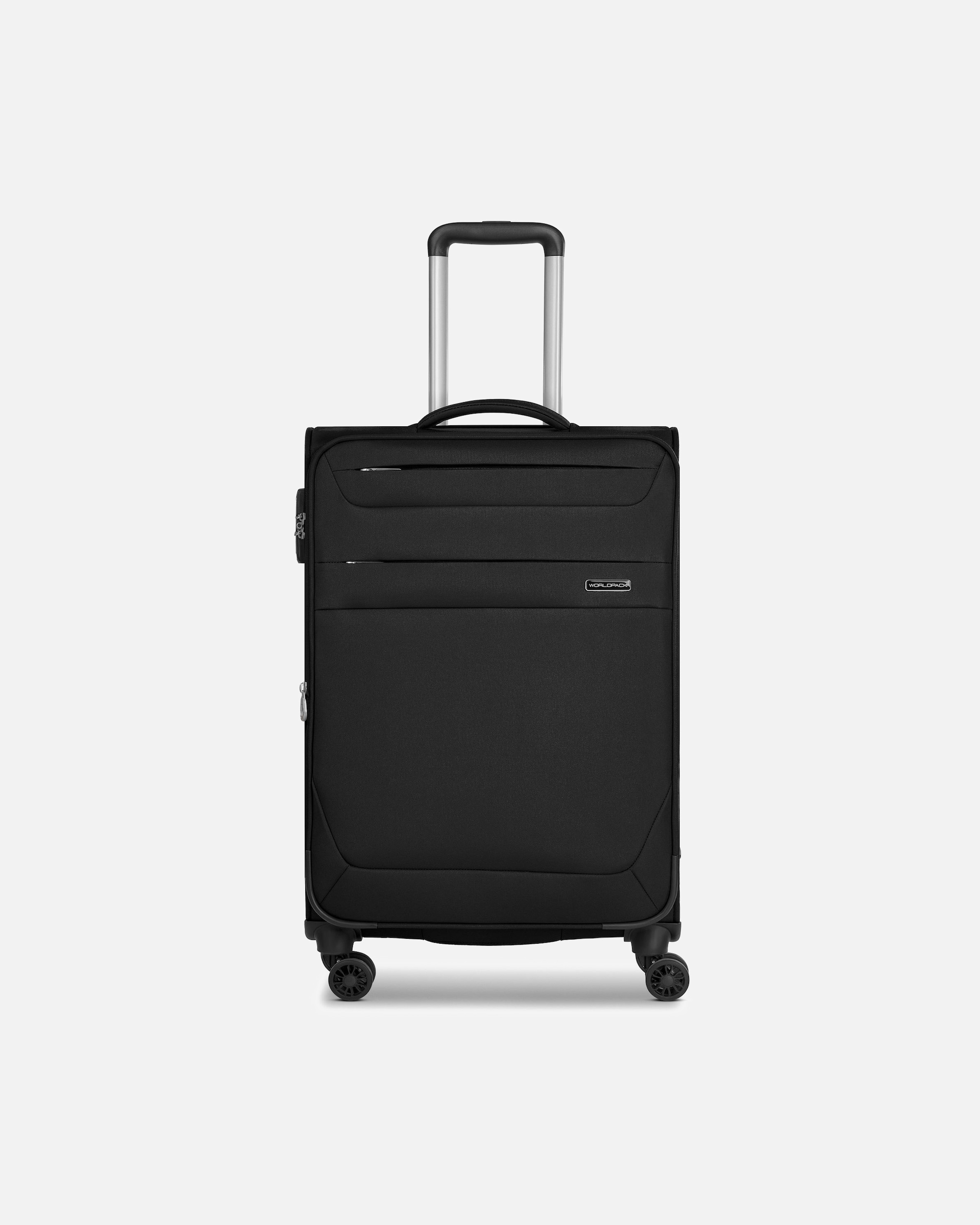 Valise trolley for HommeChicago 4 roulettes Trolley M 67 cm avec soufflet d'extensionblack