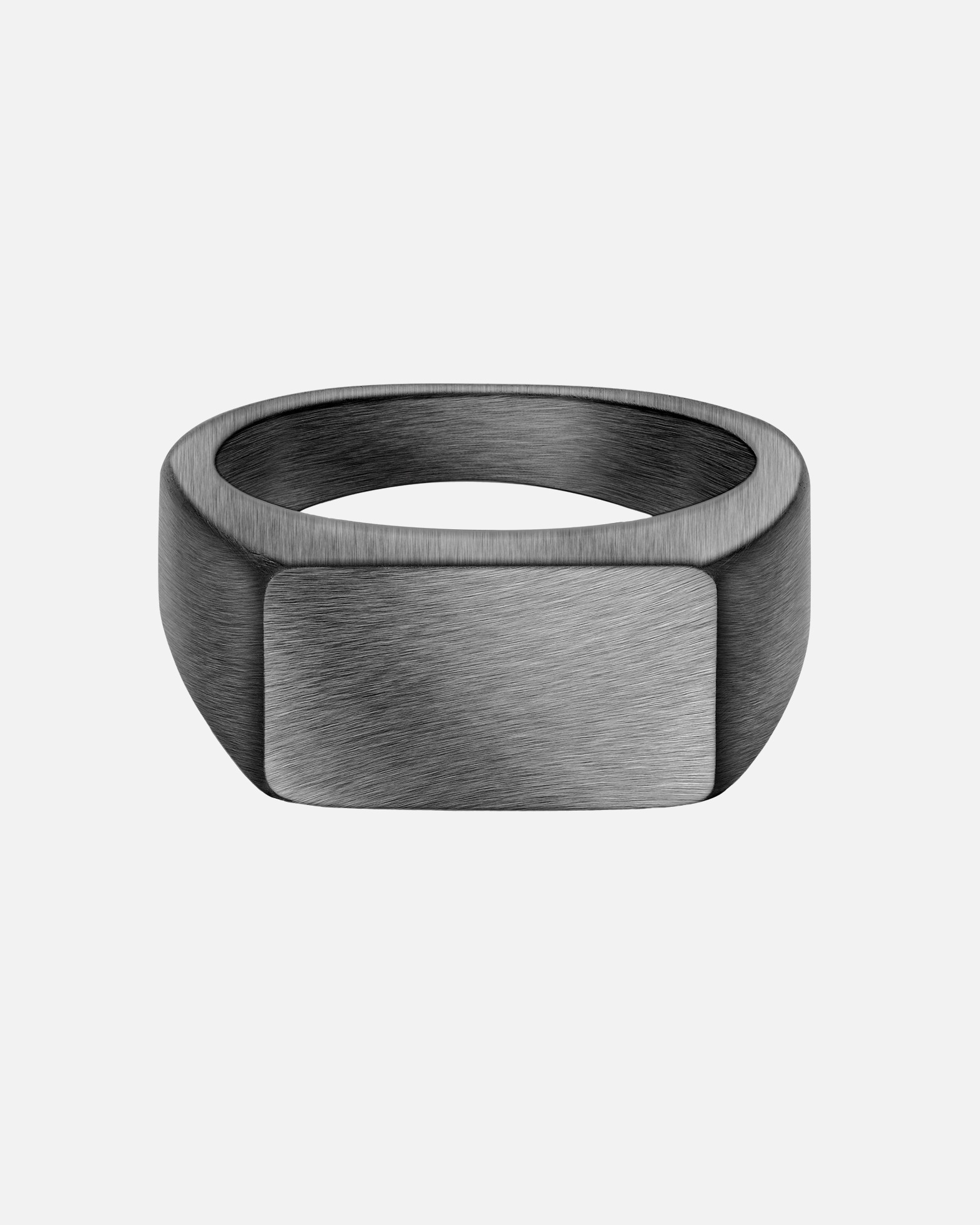Ring für Männlich True Rebels Ring aus Edelstahl in gunmetal 64