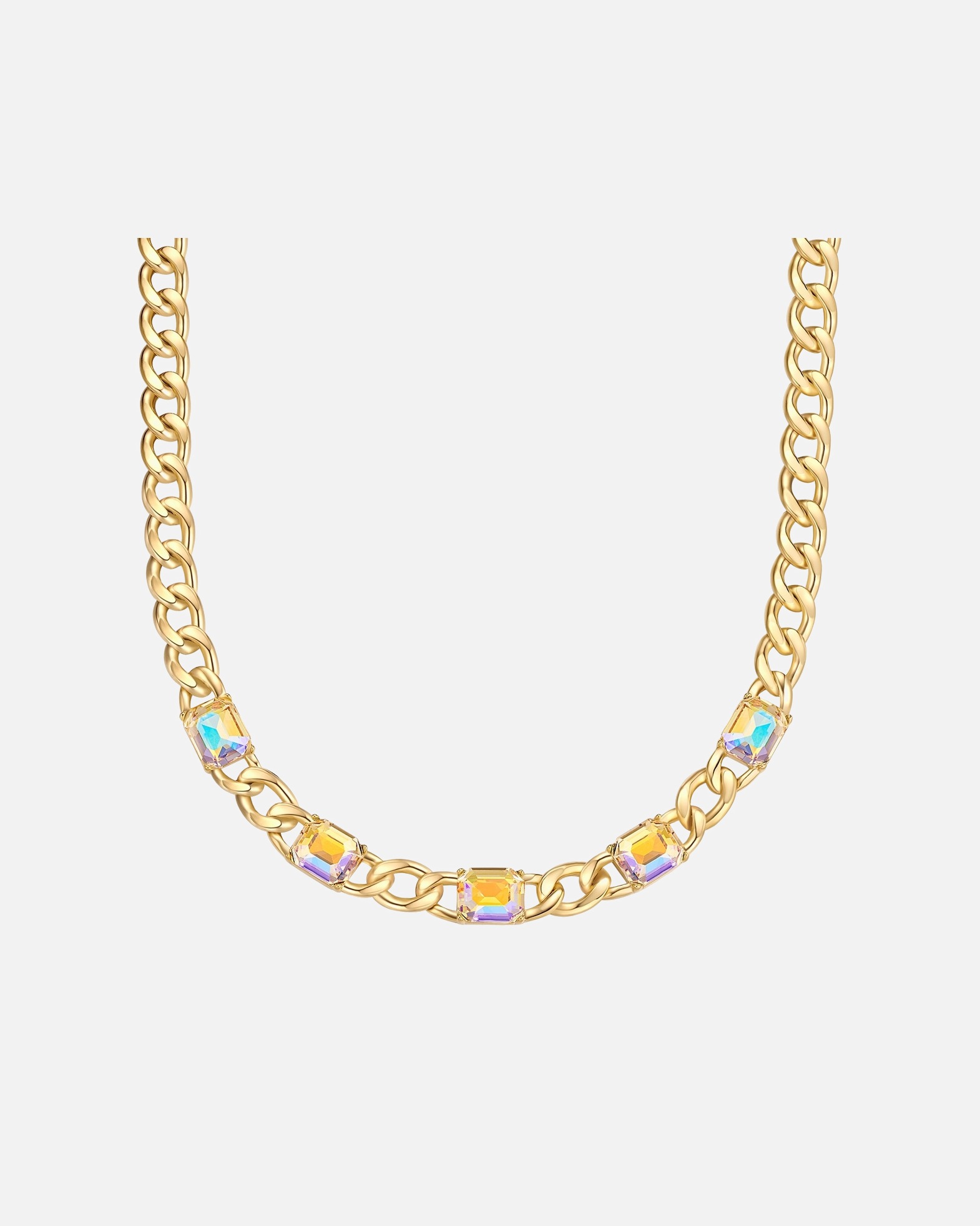 Collier for FemmeChaîne en Laiton en Or jaune42,0 cm Basiskette + 5,0 cm Verlängerung