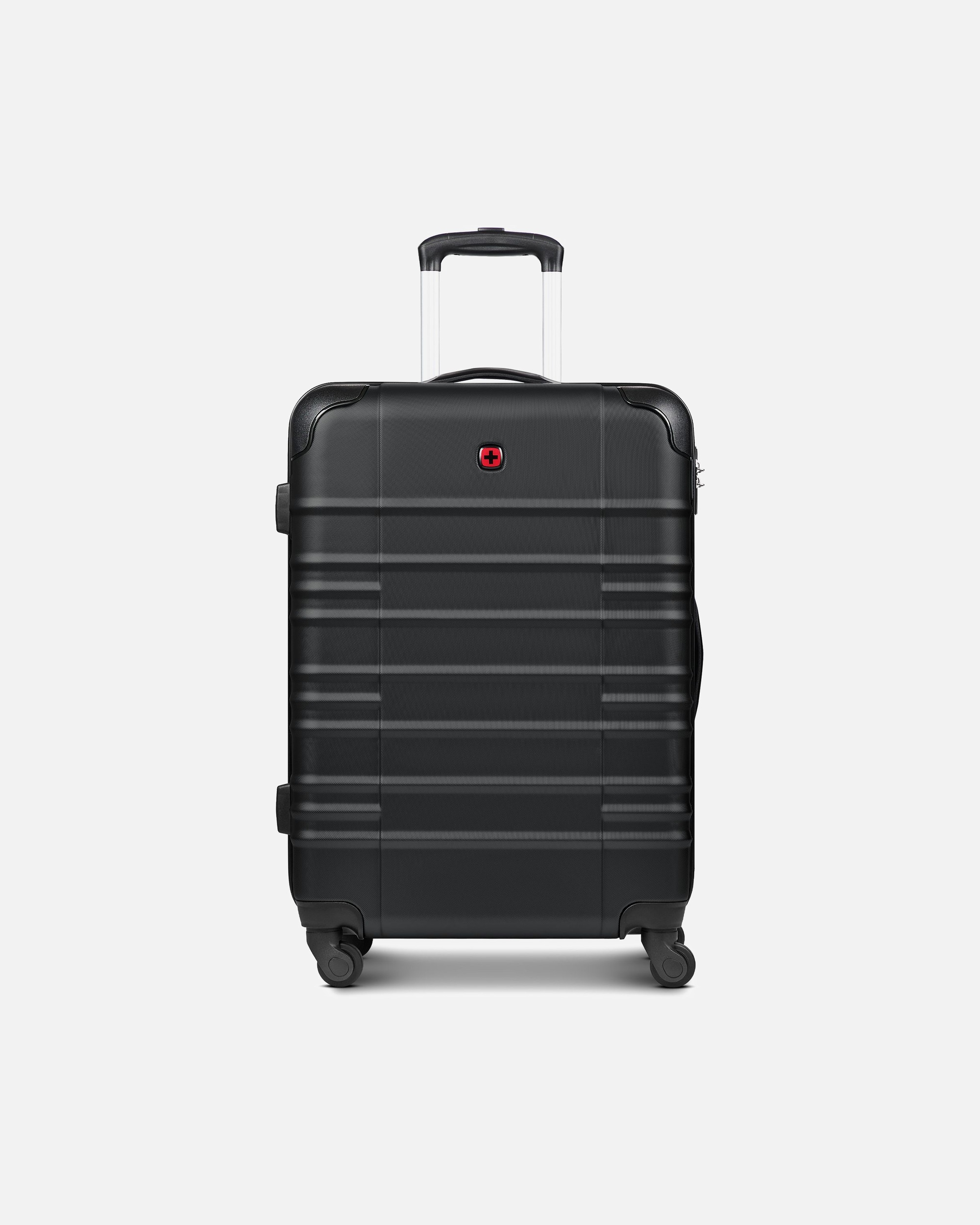 Trolley für Männlich Wenger Amplar Evo 4 Rollen Trolley M 65 cm mit Dehnfalte black