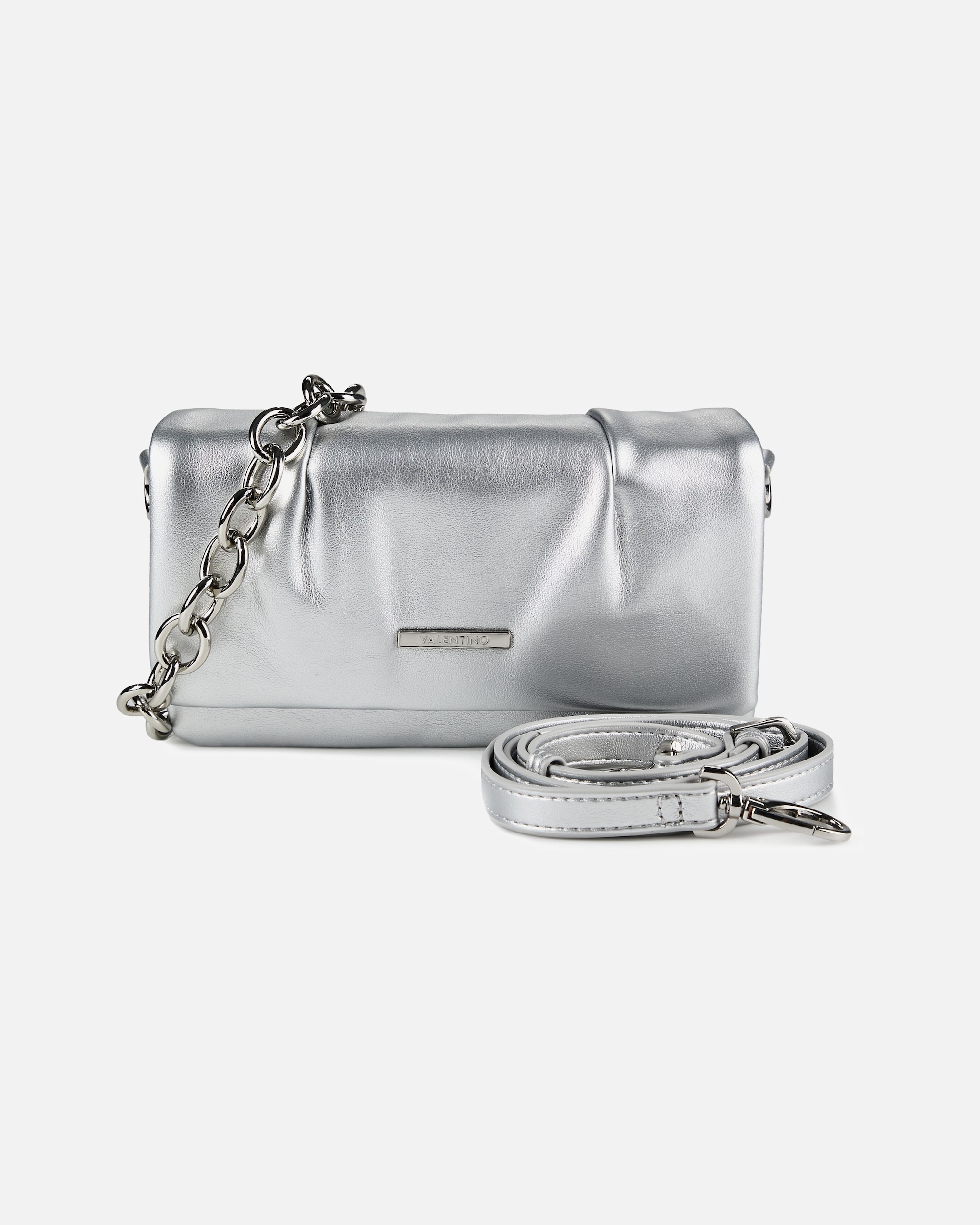 Tasche für Weiblich Valentino by Mario Valentino Katerina Mir Schultertasche argento