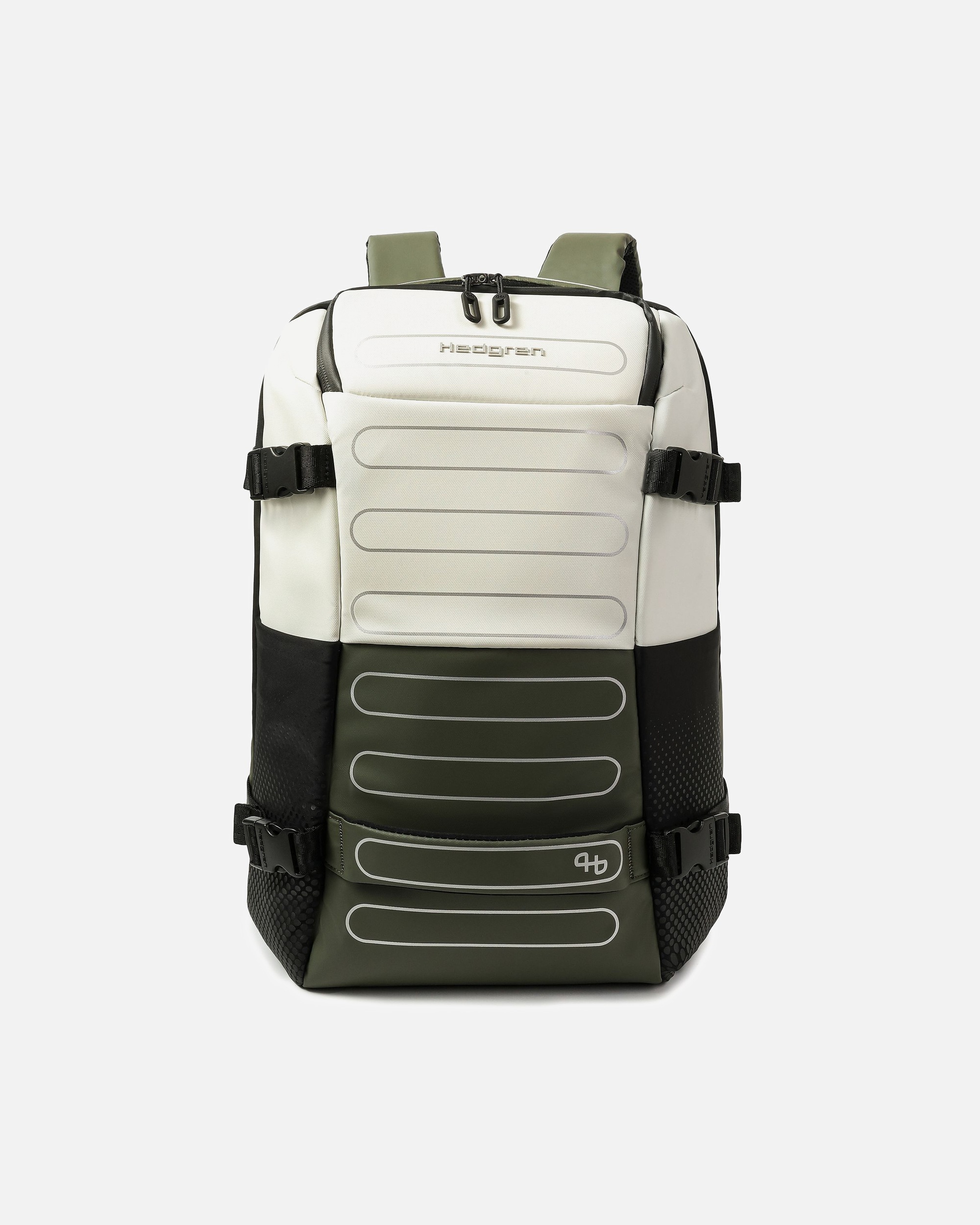 Rucksack für Männlich Hedgren Comby Performance Businessrucksack vaporous grey-olive