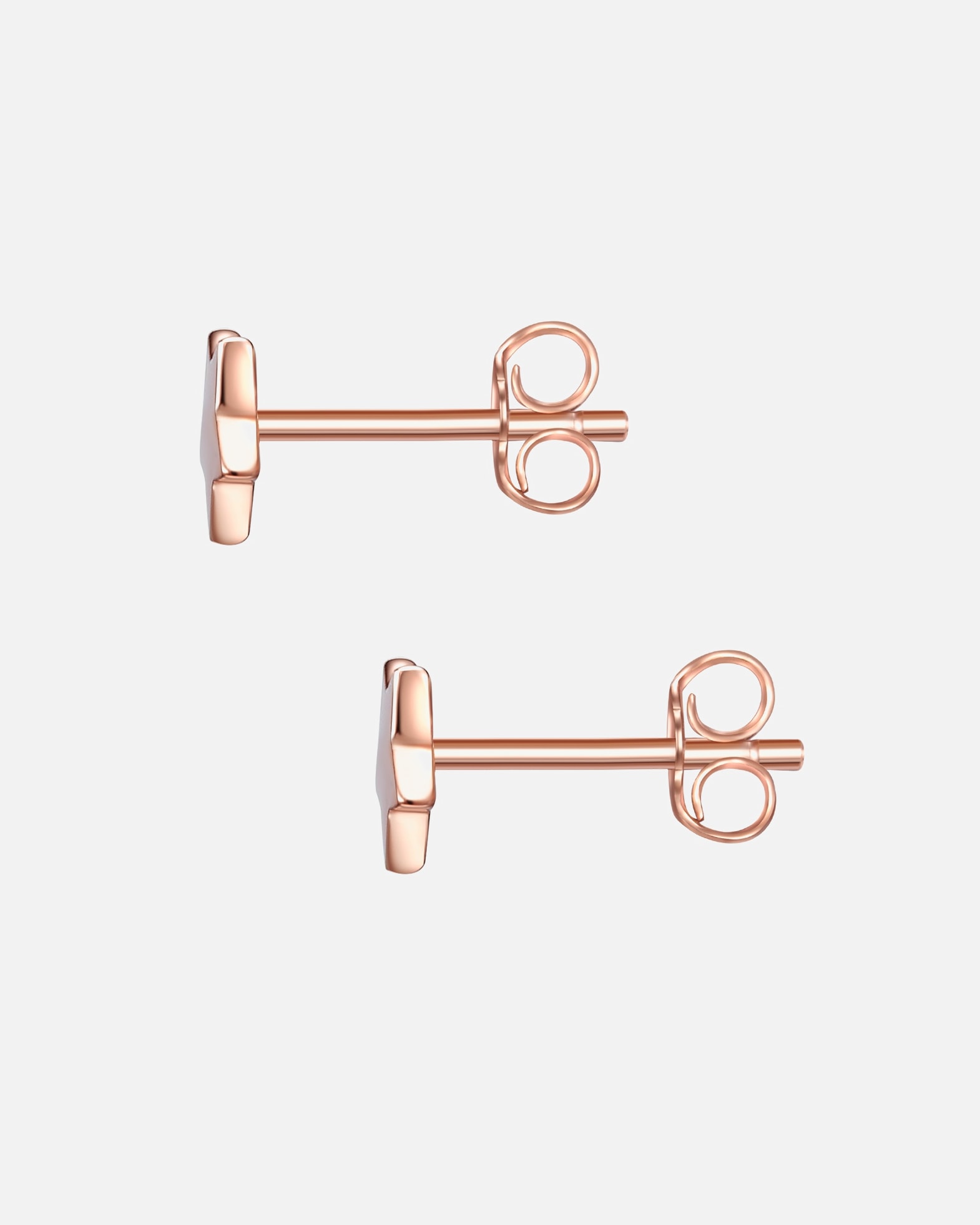 Ohrringe für Weiblich Glanzstücke München Ohrstecker Stern Sterling Silber in Gelbgold 4,9 mm