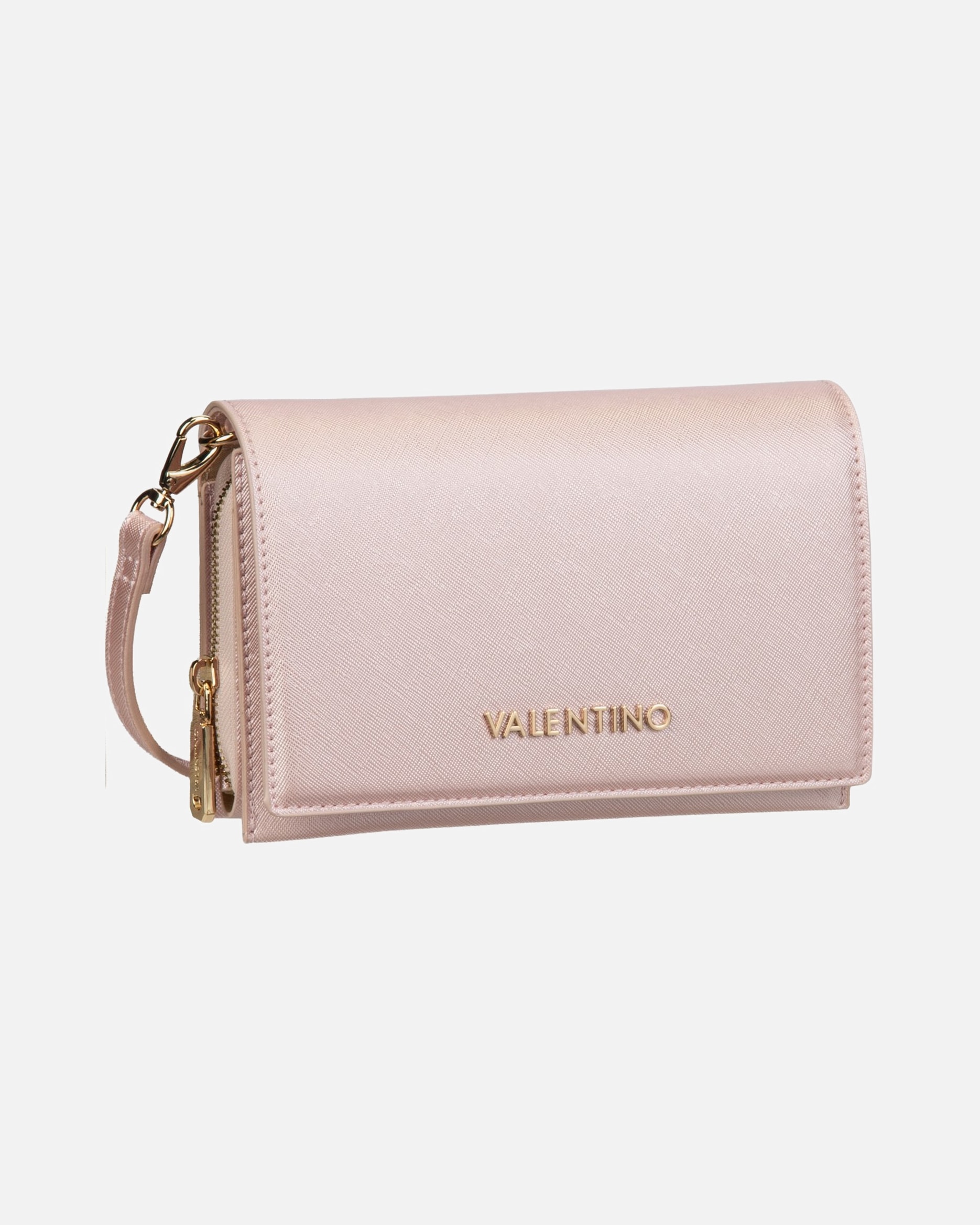 Handtasche für Weiblich Valentino by Mario Valentino Ember Clutch rosa metallizzato