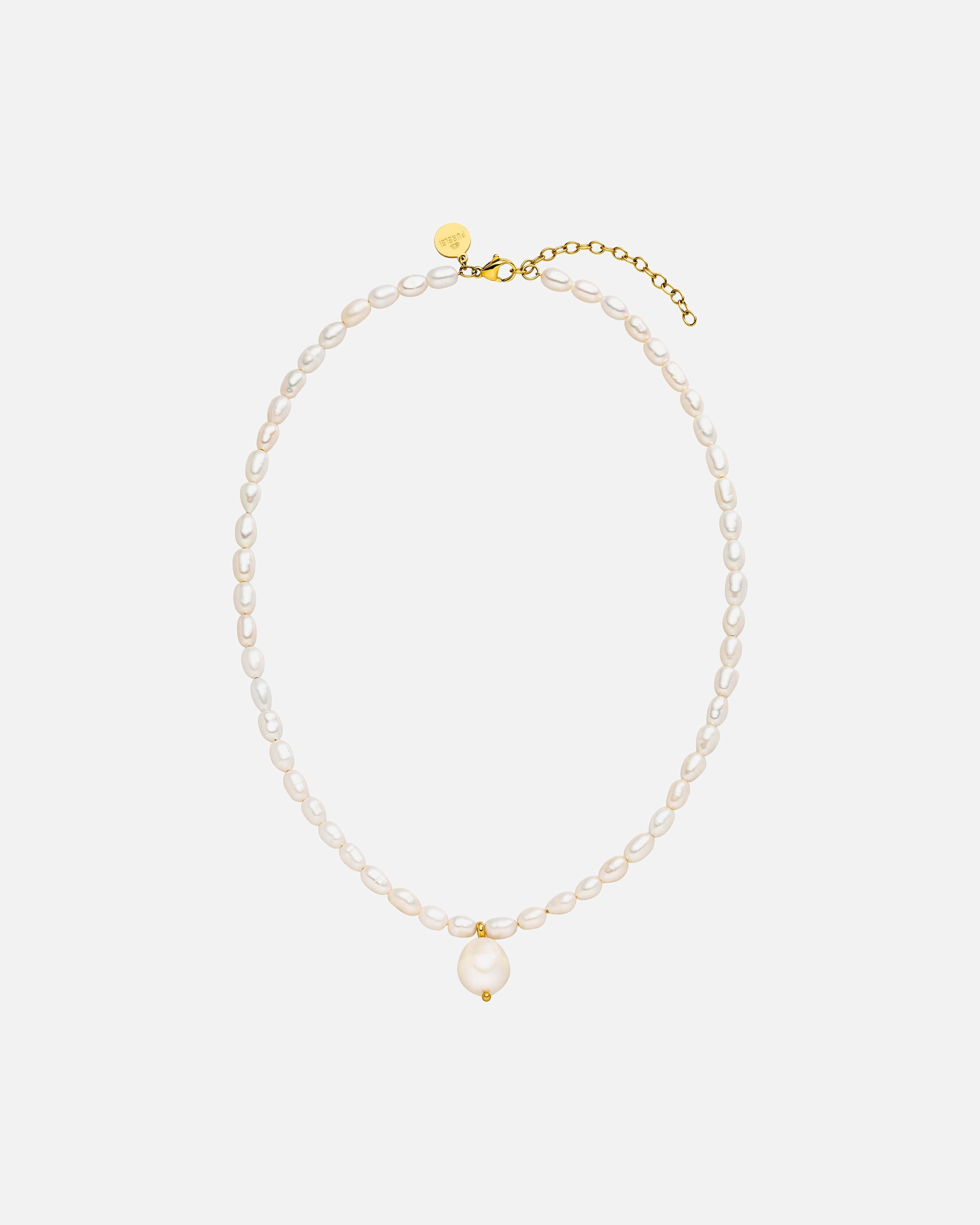 Halskette für Weiblich Purelei Pearlfection Kette 100% Edelstahl Gold