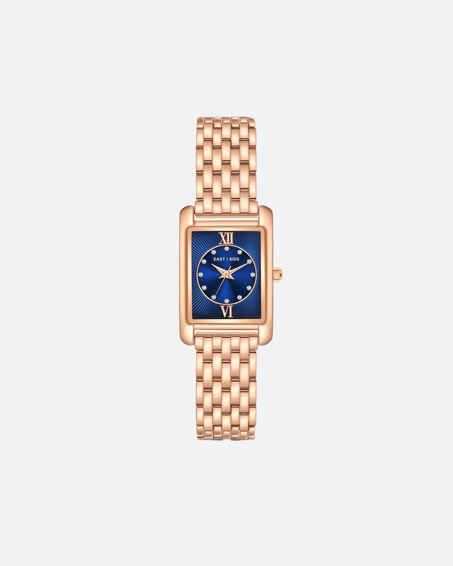 Uhr für Weiblich Uhr aus Metall-Legierung in Roségold 20,5x30,8 mm