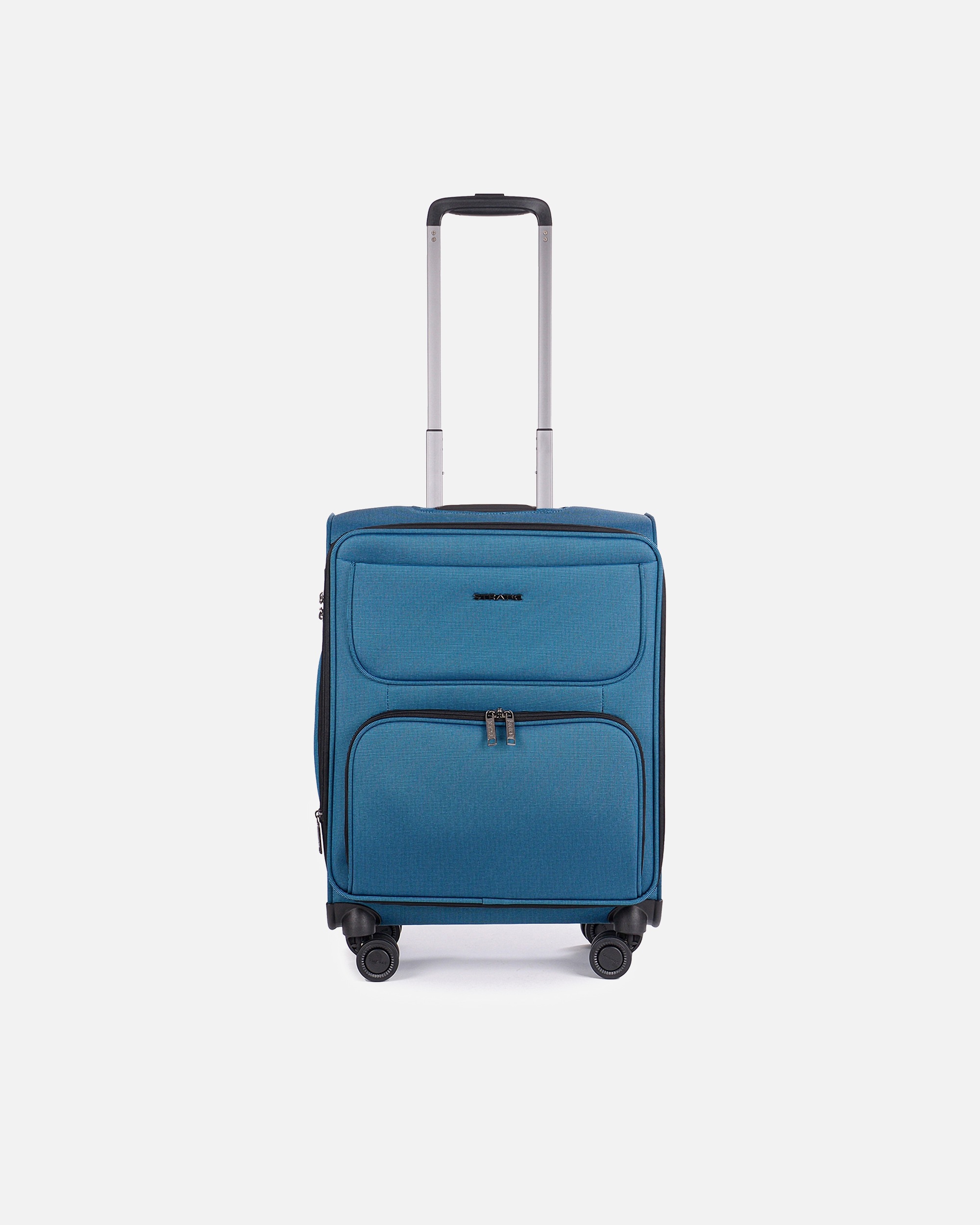 Handgepäckkoffer für Männlich Stratic Bendigo Light Plus 4-Rollen Kabinentrolley 54 cm petrol