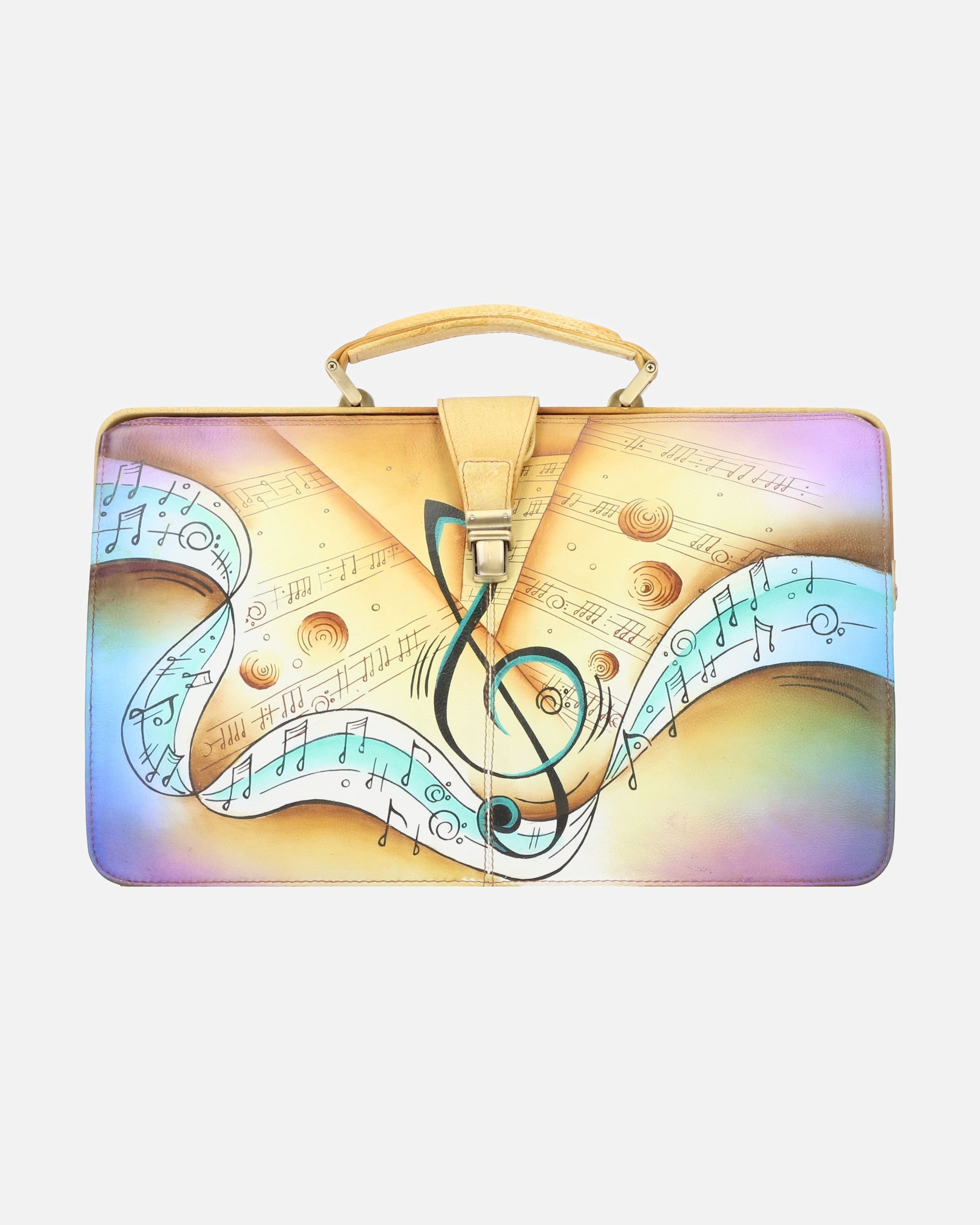 Valise for HommeGreenland NatureArt+Craft Mallette de médecin en cuir 37 cmhandbemalt