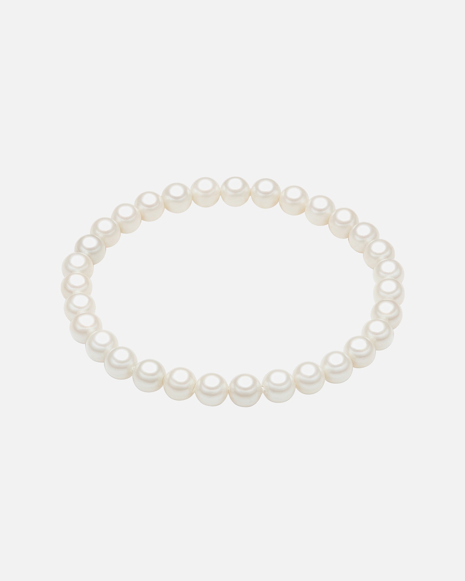 Bracelet for FemmeBracelet en perles Perles organiques Perles organiques en Blanc16 cm