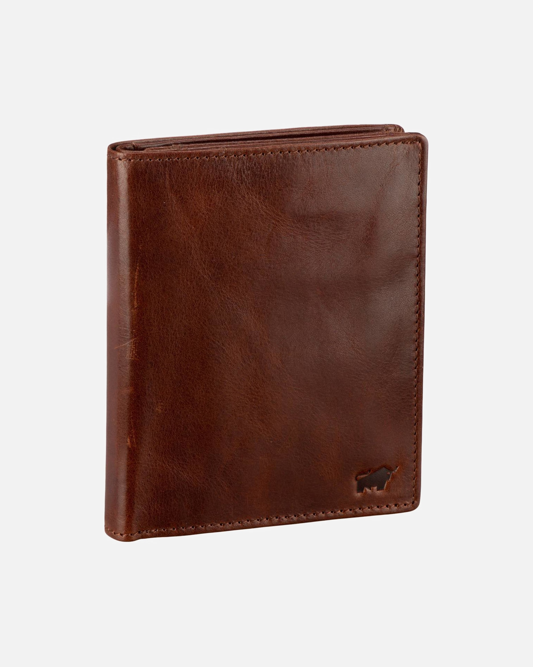 Portemonnaie für Männlich Braun Büffel Arezzo Herrengeldbörse tabak