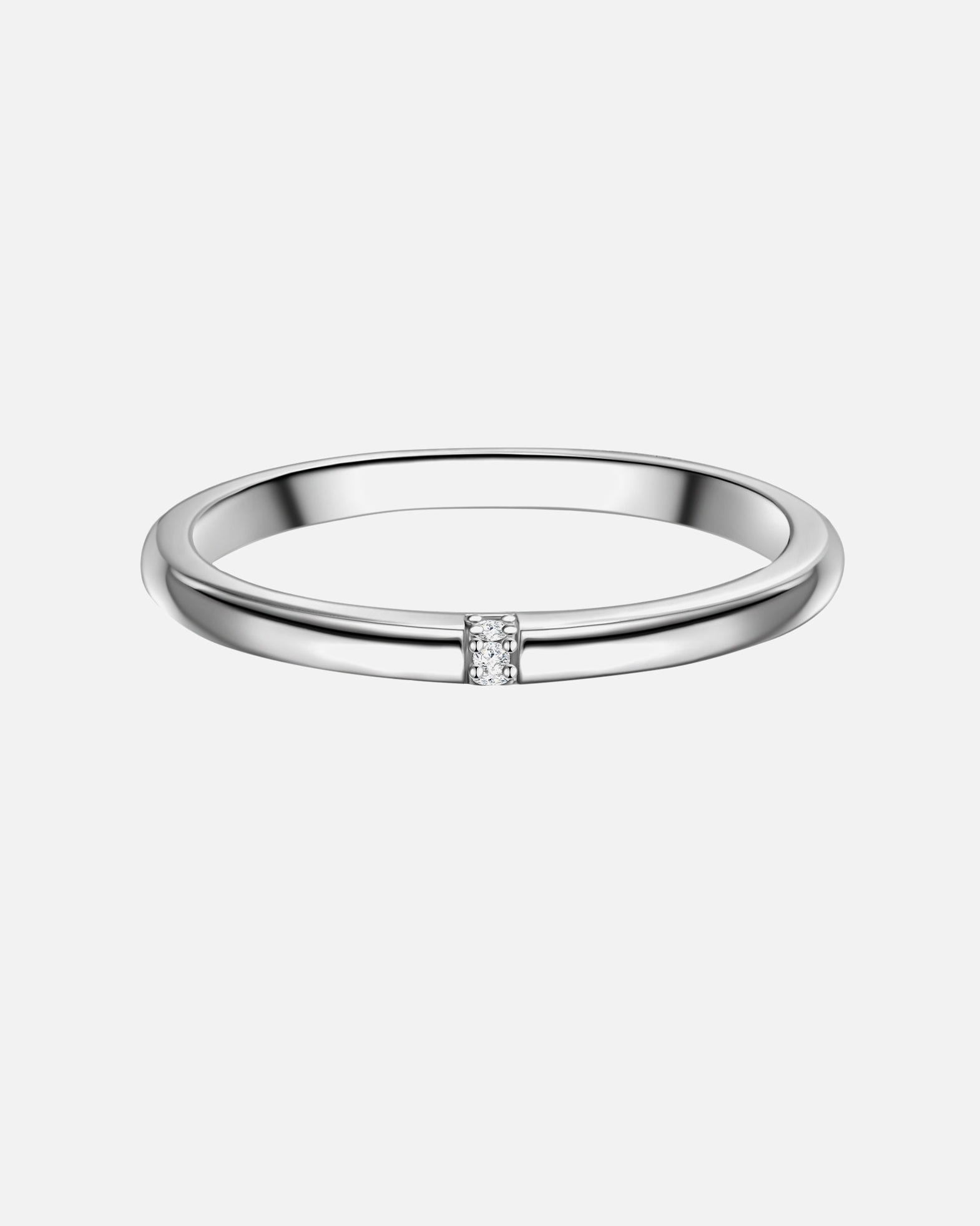 Bague for FemmeBague en argent Argent sterling Oxyde de zirconium (CZ) en Argent60