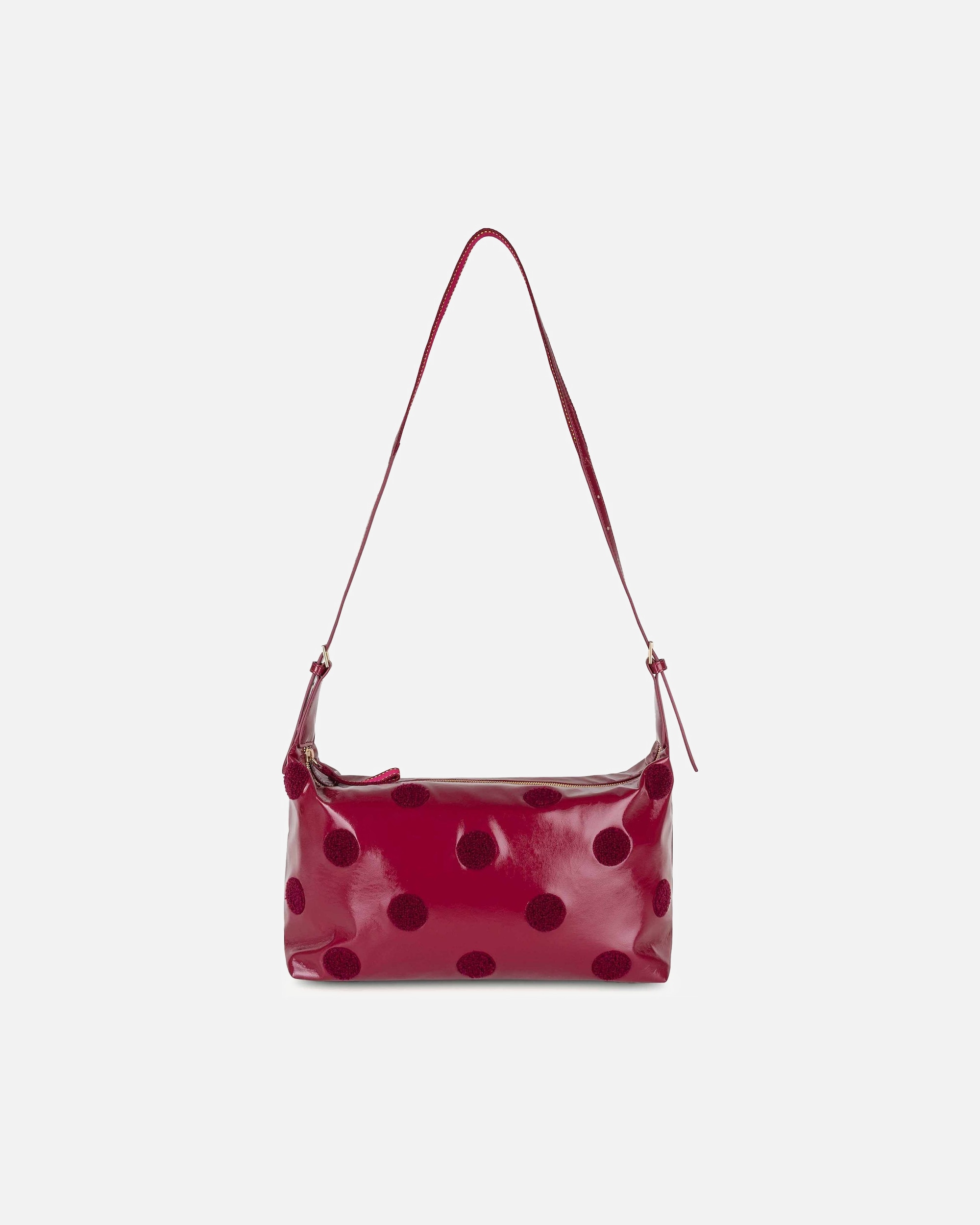 Tasche für Weiblich Oilily Laque Schultertasche beet red