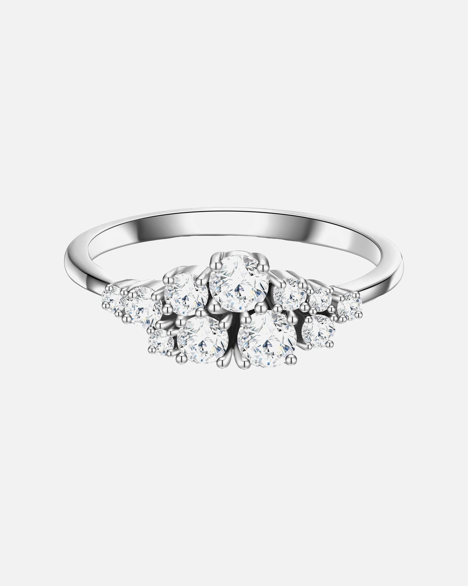 Bague for FemmeGlanzstücke MünchenBague en argent Argent sterling Oxyde de zirconium (CZ) en Argent56