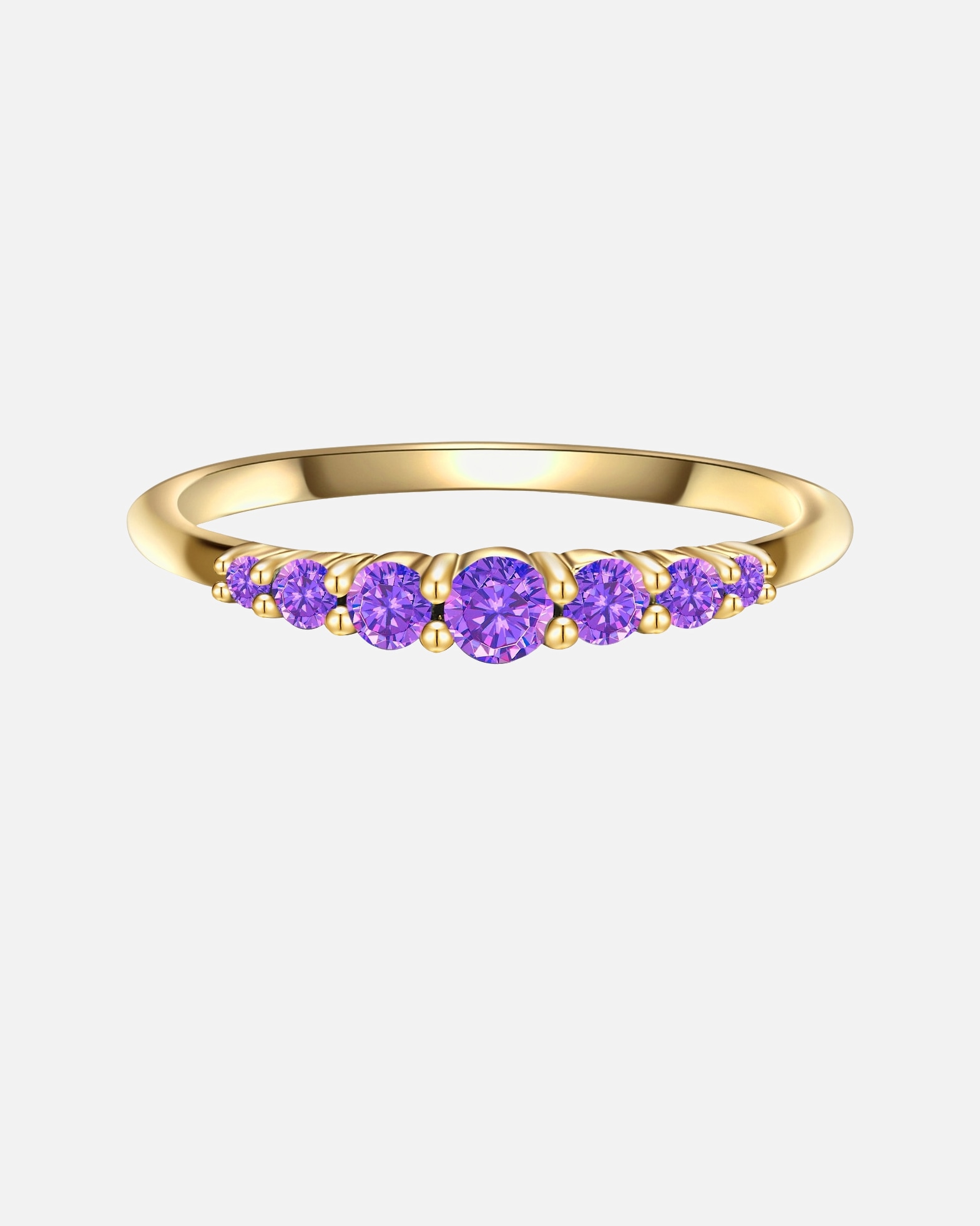 Bague for FemmeGlanzstücke MünchenBague en argent Argent sterling Améthyste en Or jaune60